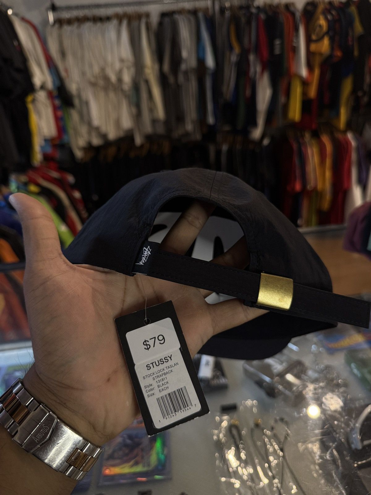 Stussy STUSSY STOCK LOCK TASLAN STRAPBACK Size ONE SIZE - 4 Thumbnail