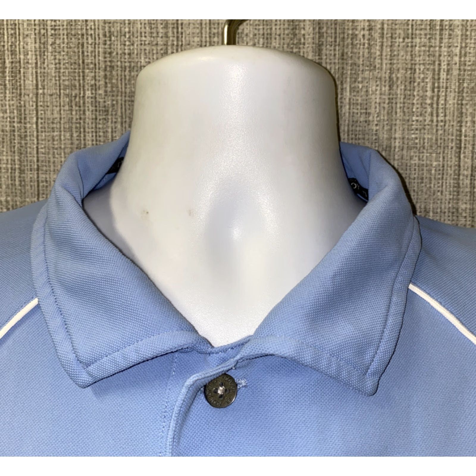 Footjoy Footjoy Polo Shirt Mens Blue Short Sleeve Golf Size L Size US L / EU 52-54 / 3 - 3 Thumbnail