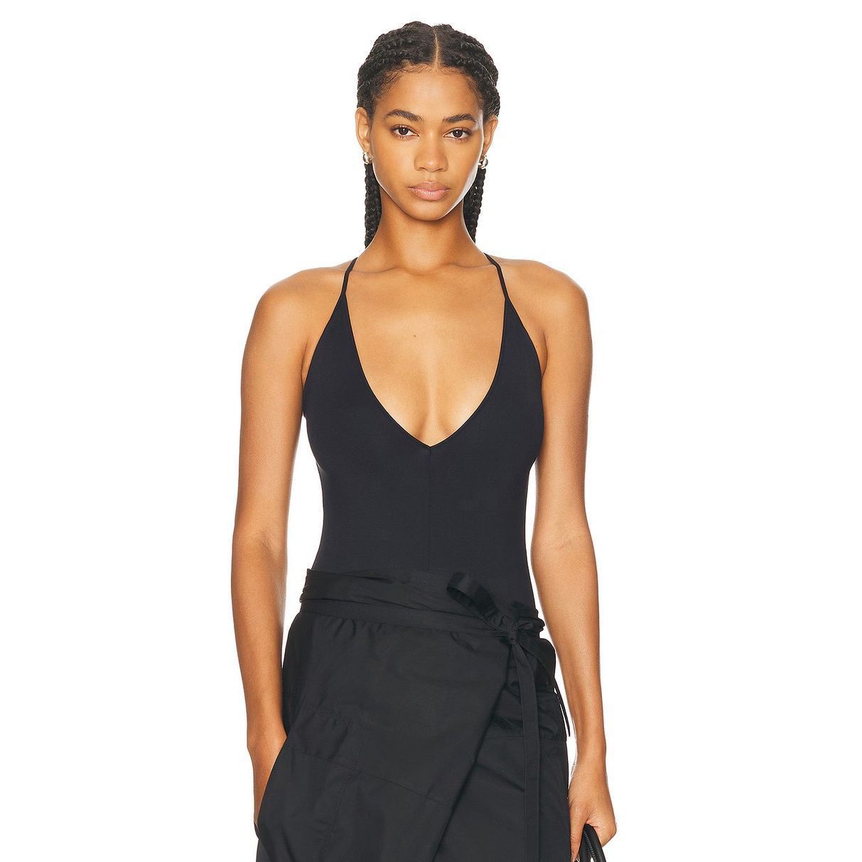 WARDROBE.NYC WARDROBE.NYC V-Neck Bodysuit Size Large NWOT Size L / US 10 / IT 46 - 1 Thumbnail