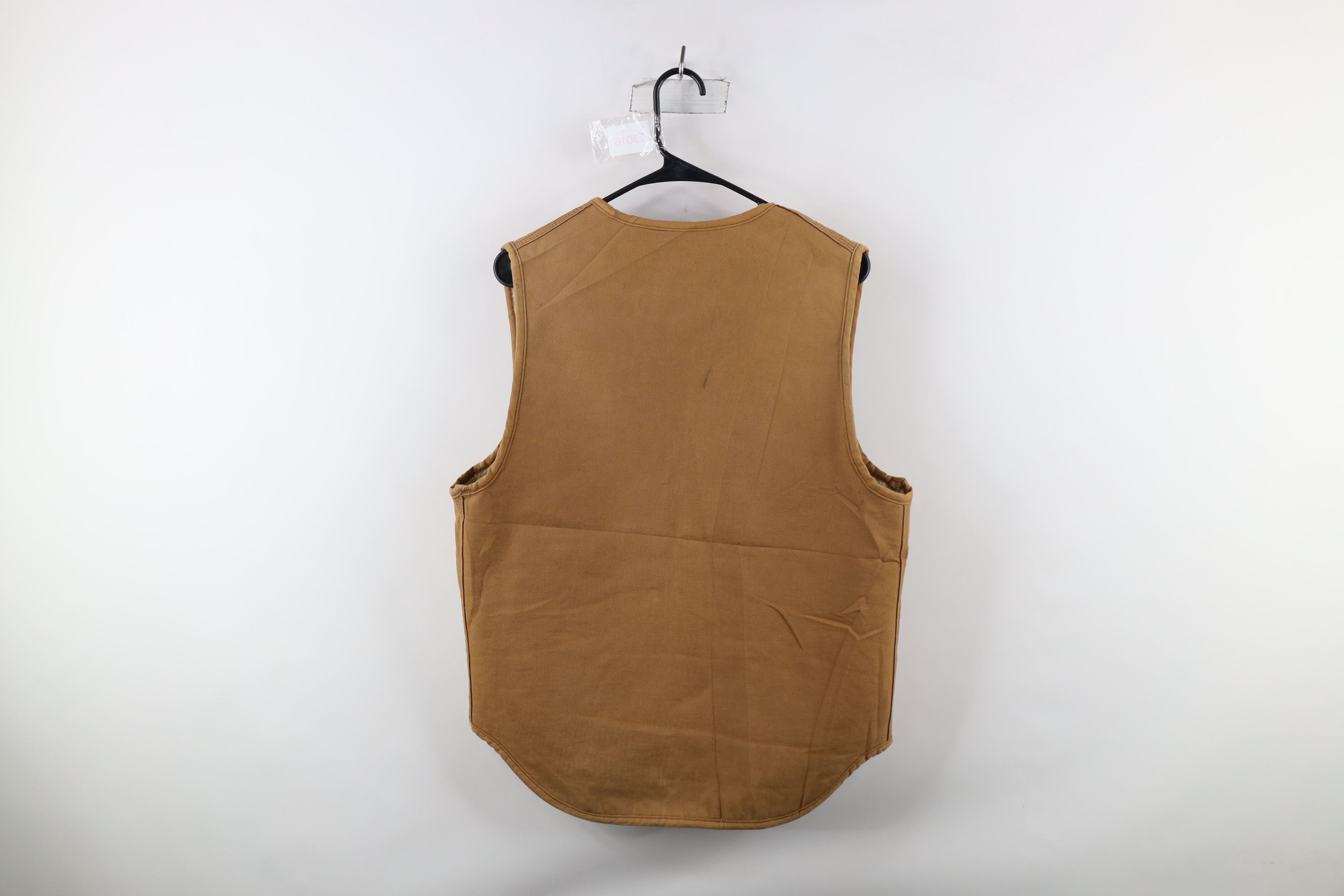 Carhartt × Vintage Vintage 80s Carhartt Fleece Lined Canvas Vest Jacket USA Size US M / EU 48-50 / 2 - 11 Thumbnail