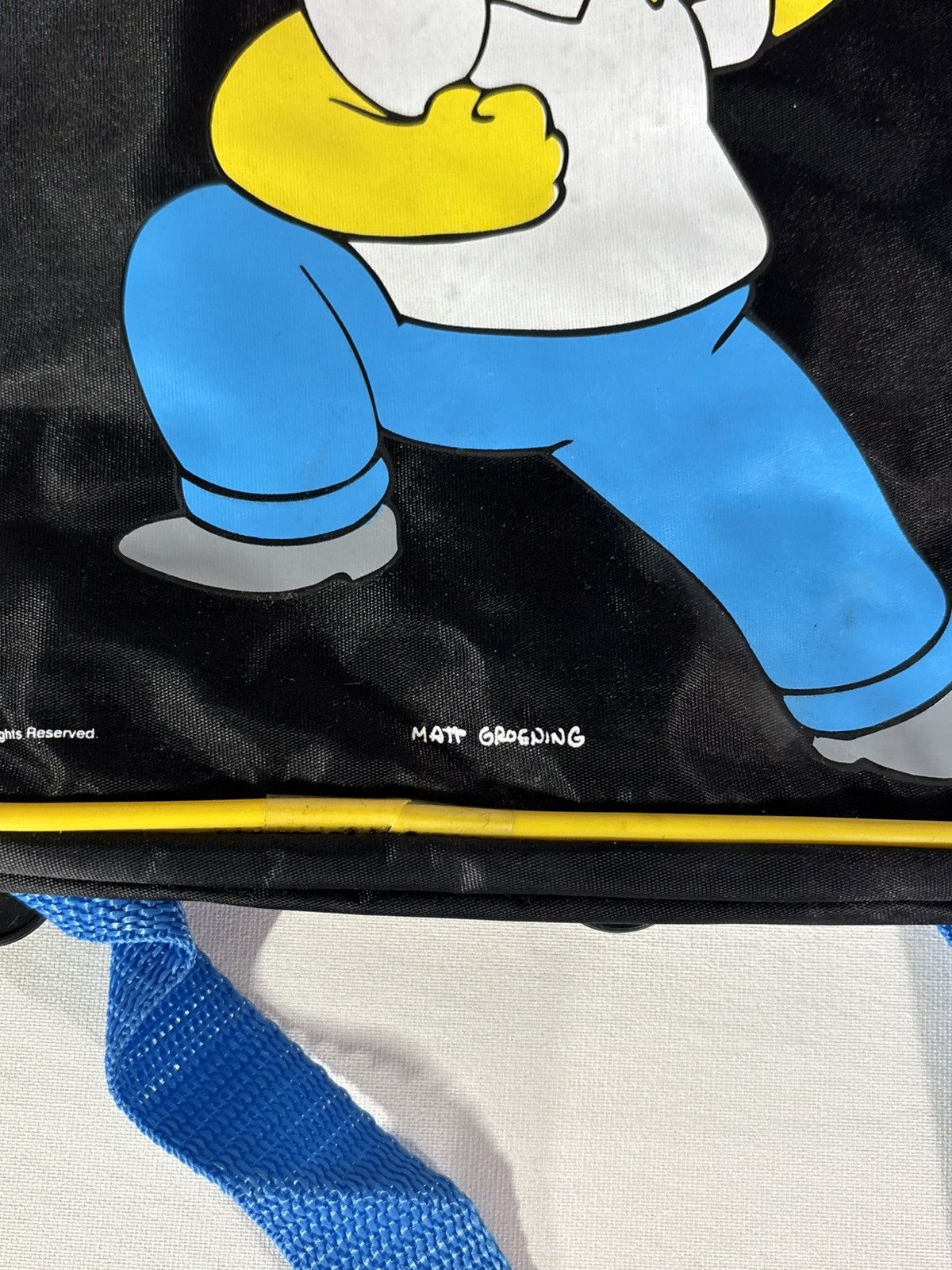 Vintage Vintage 90s Simpsons Bags Homer Woo Hoo! Kidz Biz Backpack Size ONE SIZE - 16 Thumbnail
