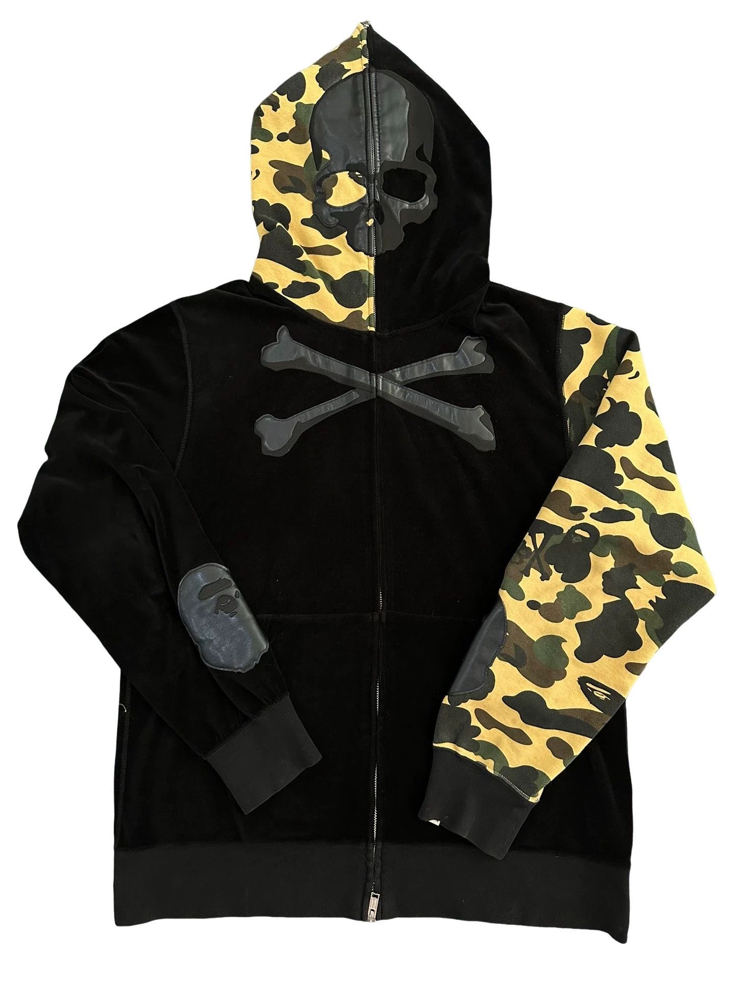 Bape A Bathing Ape x Mastermind Camo Skull Zip Hoodie XXL Size US XXL / EU 58 / 5 - 1 Thumbnail