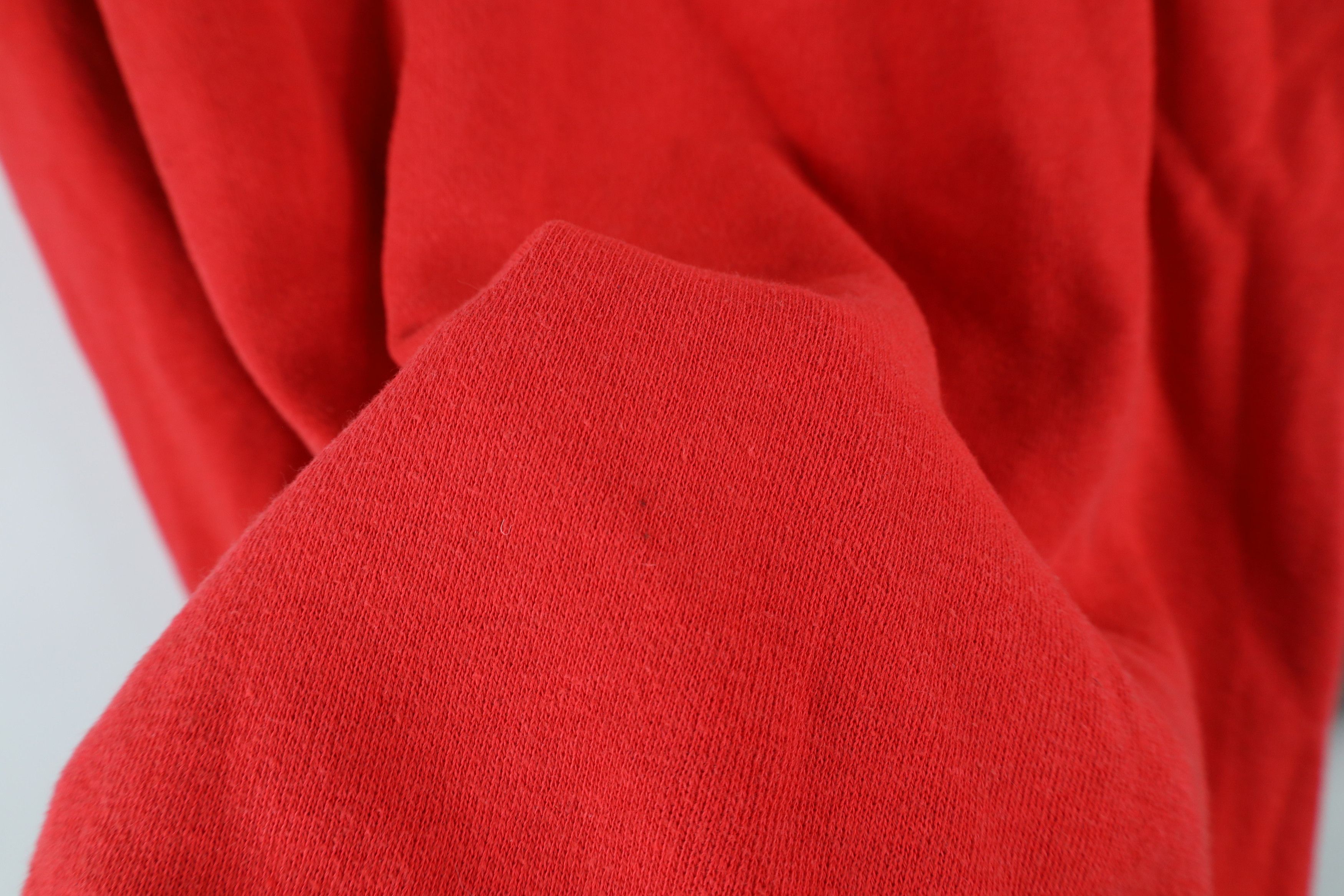 Vintage Vintage 70s Streetwear Gusset Raglan Sweatshirt Red USA Size US L / EU 52-54 / 3 - 6 Thumbnail