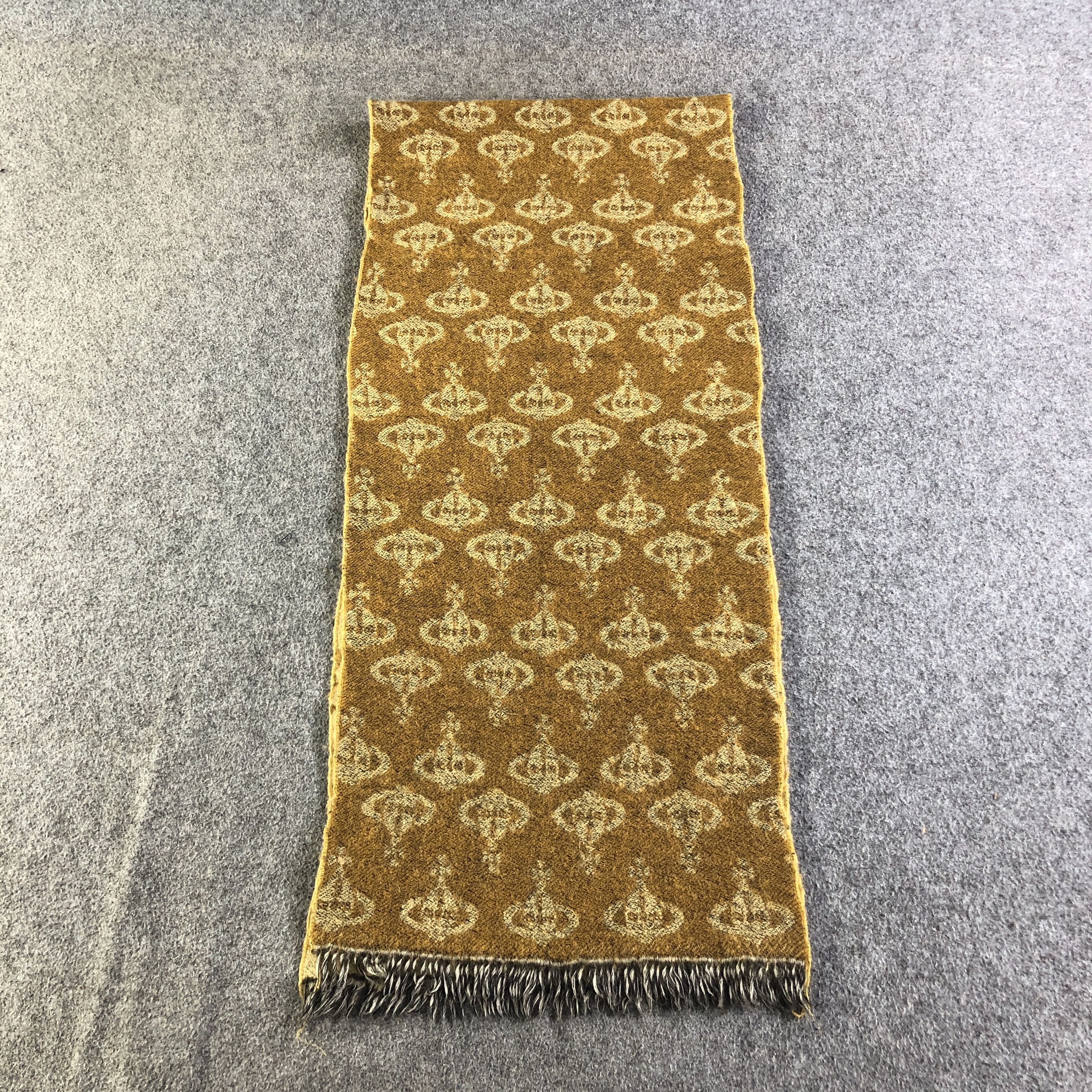 Vivienne Westwood Vivienne Westwood Full Print Orbs Wool Scarf Muffler V2812 Size ONE SIZE - 1 Thumbnail