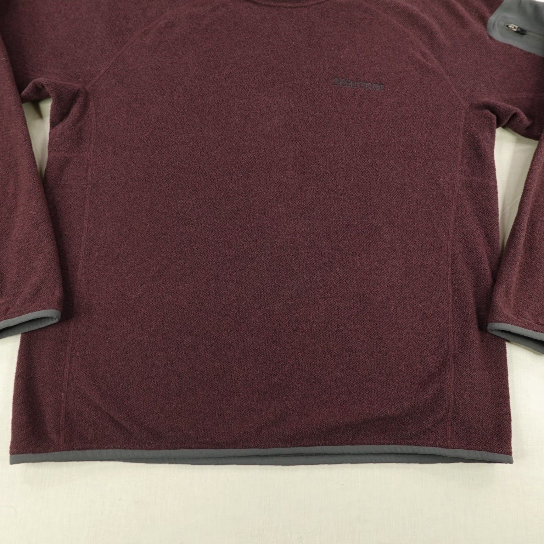 Marmot Marmot Sweater Mens Medium Burgundy Red Fleece Pullover Sweatshirt Outdoors Size US M / EU 48-50 / 2 - 5 Thumbnail