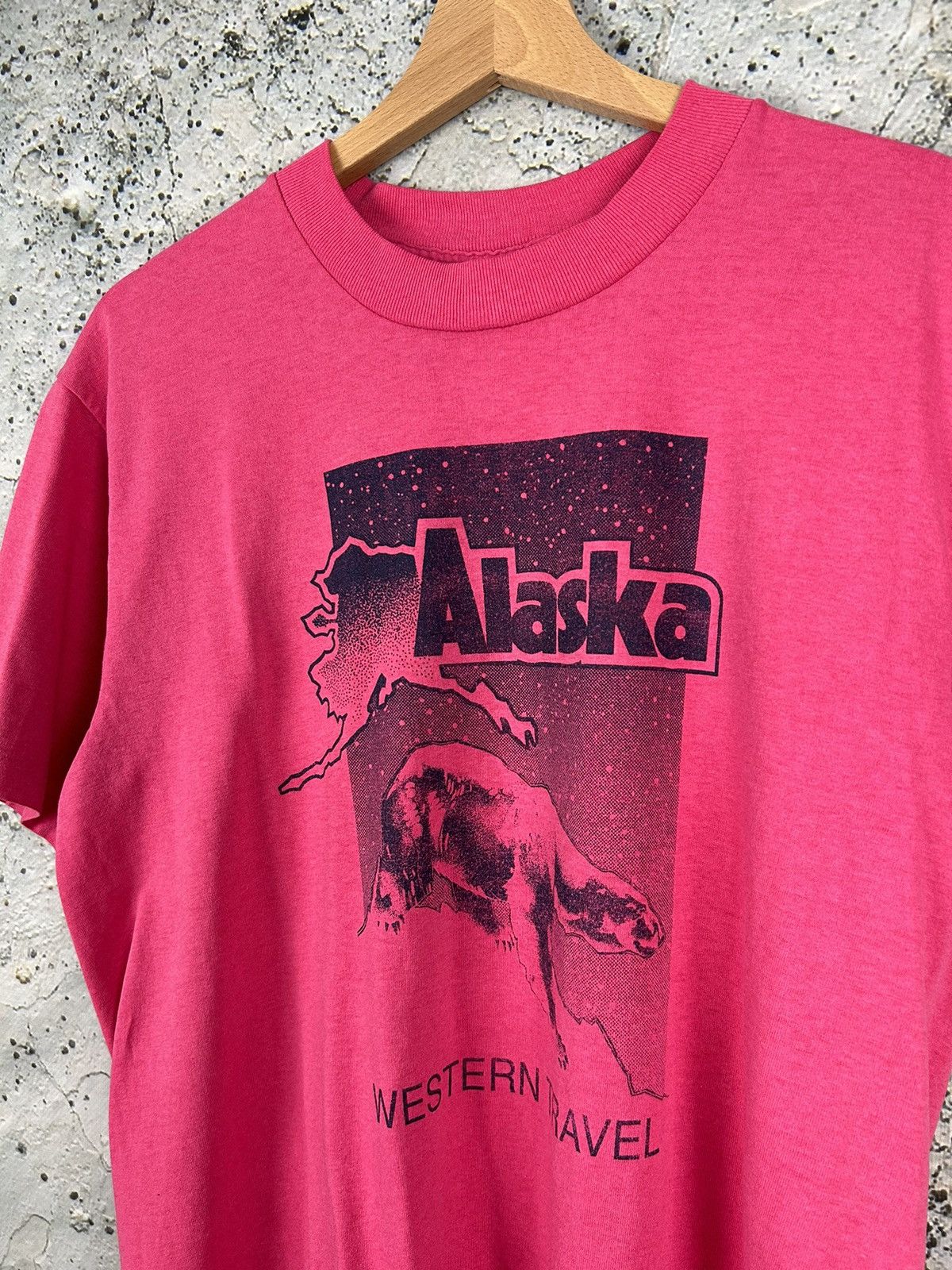 Other Vintage Singnle Stitch Alaska USA Graphic Tee 90s Size US L / EU 52-54 / 3 - 3 Thumbnail