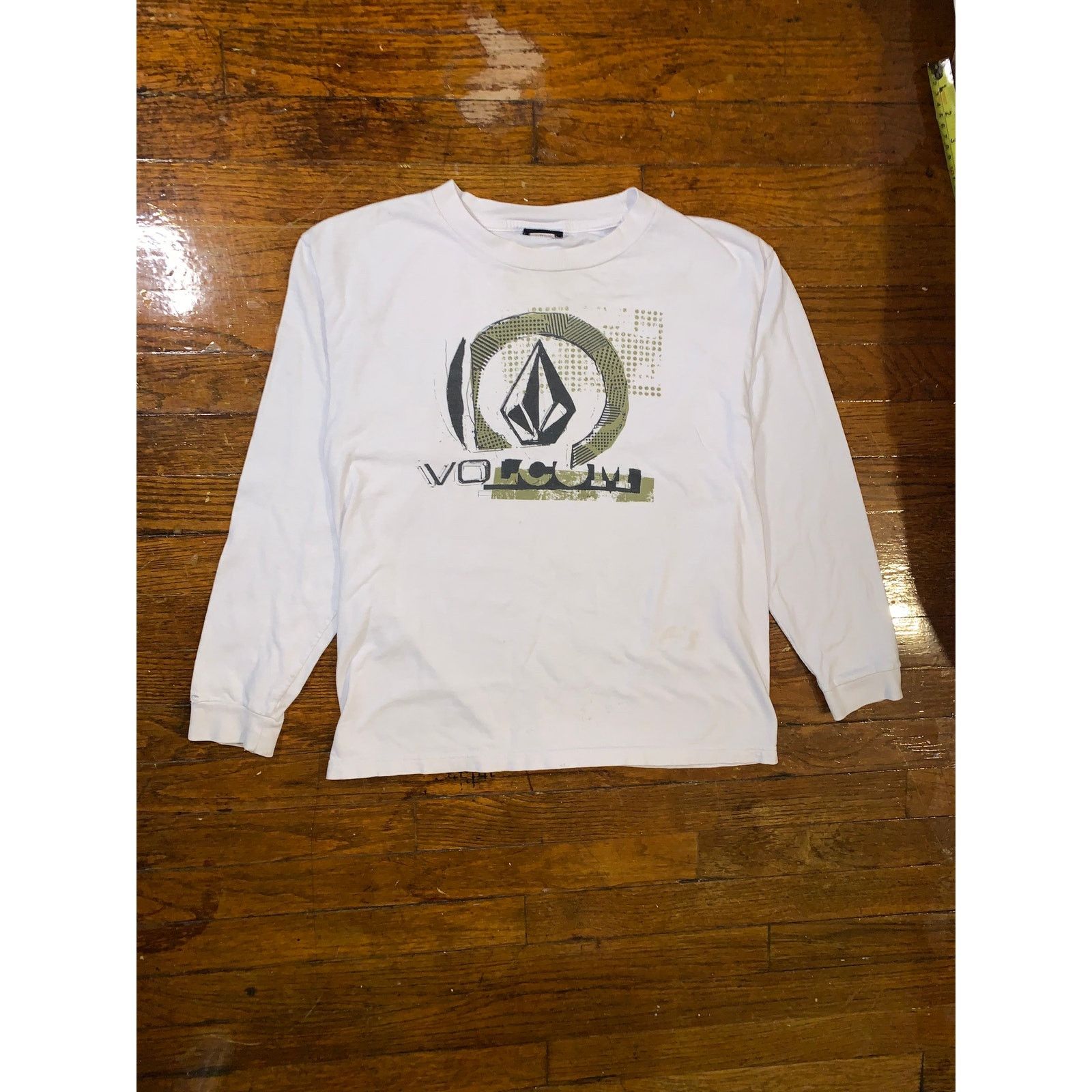 Volcom Volcom Youth Large Circle Stone Long Sleeve Tee White Size US XS / EU 42 / 0 - 1 Thumbnail