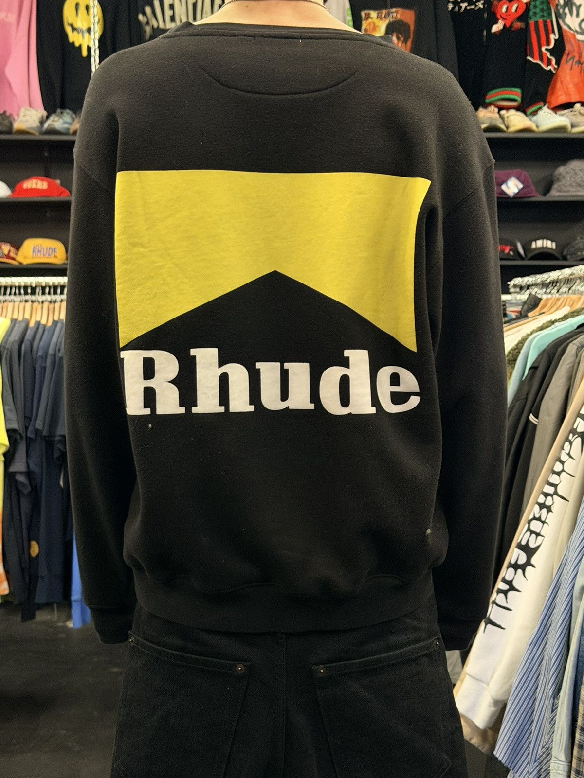 Rhude Rhude Logo Crewneck Size US M / EU 48-50 / 2 - 2 Thumbnail