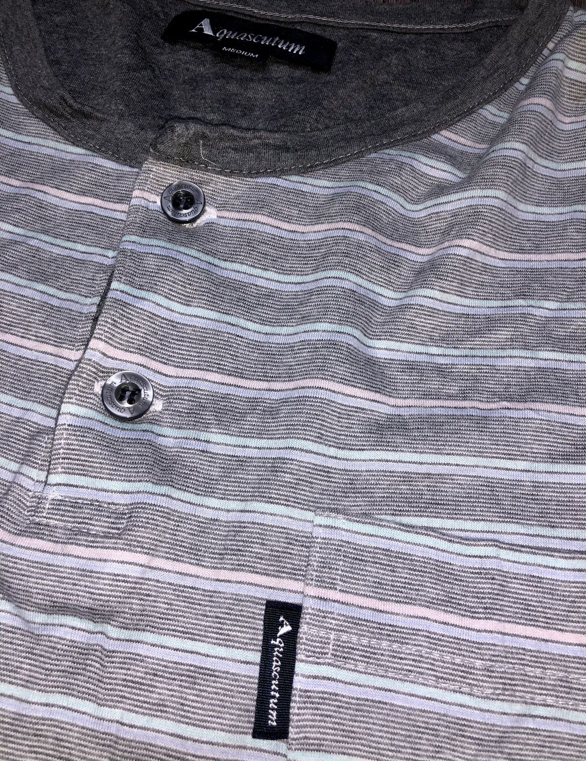 Aquascutum × Japanese Brand × Vintage Vintage Aquascutum Long Sleeve Pocket Tee Shirt Size US M / EU 48-50 / 2 - 4 Thumbnail