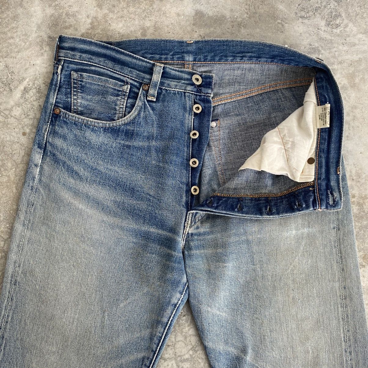 Levi's Vintage Levis 501XX Big E LVC Faded Blue Selvedge Jeans Size US 32 / EU 48 - 8 Thumbnail