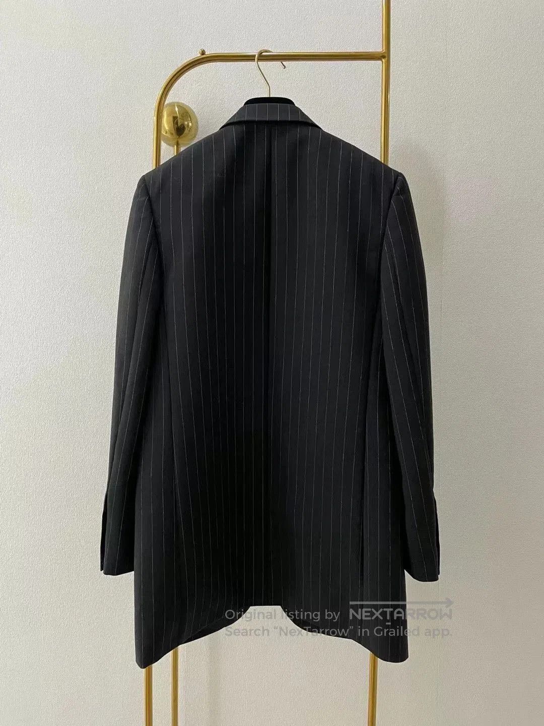 Saint Laurent Paris Saint Laurent Classic Pinstripe Blazer. Size XXS / US 00 / IT 34 - 2 Thumbnail