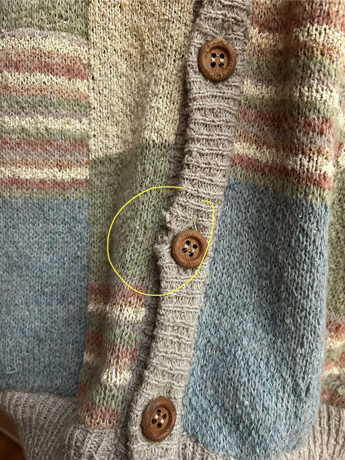 Missoni Vintage Missoni UOMO Wool Silk Blend Patchwork Cardigan L Size US L / EU 52-54 / 3 - 16 Thumbnail