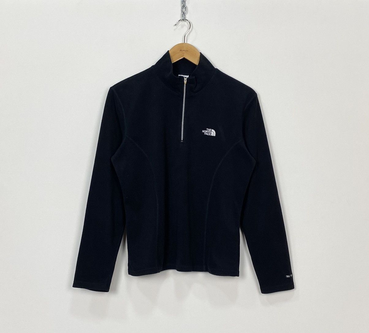 The North Face North Face Fleece Pullover Size L TKA 100 1/4 Zip Black Top Size L / US 10 / IT 46 - 1 Thumbnail