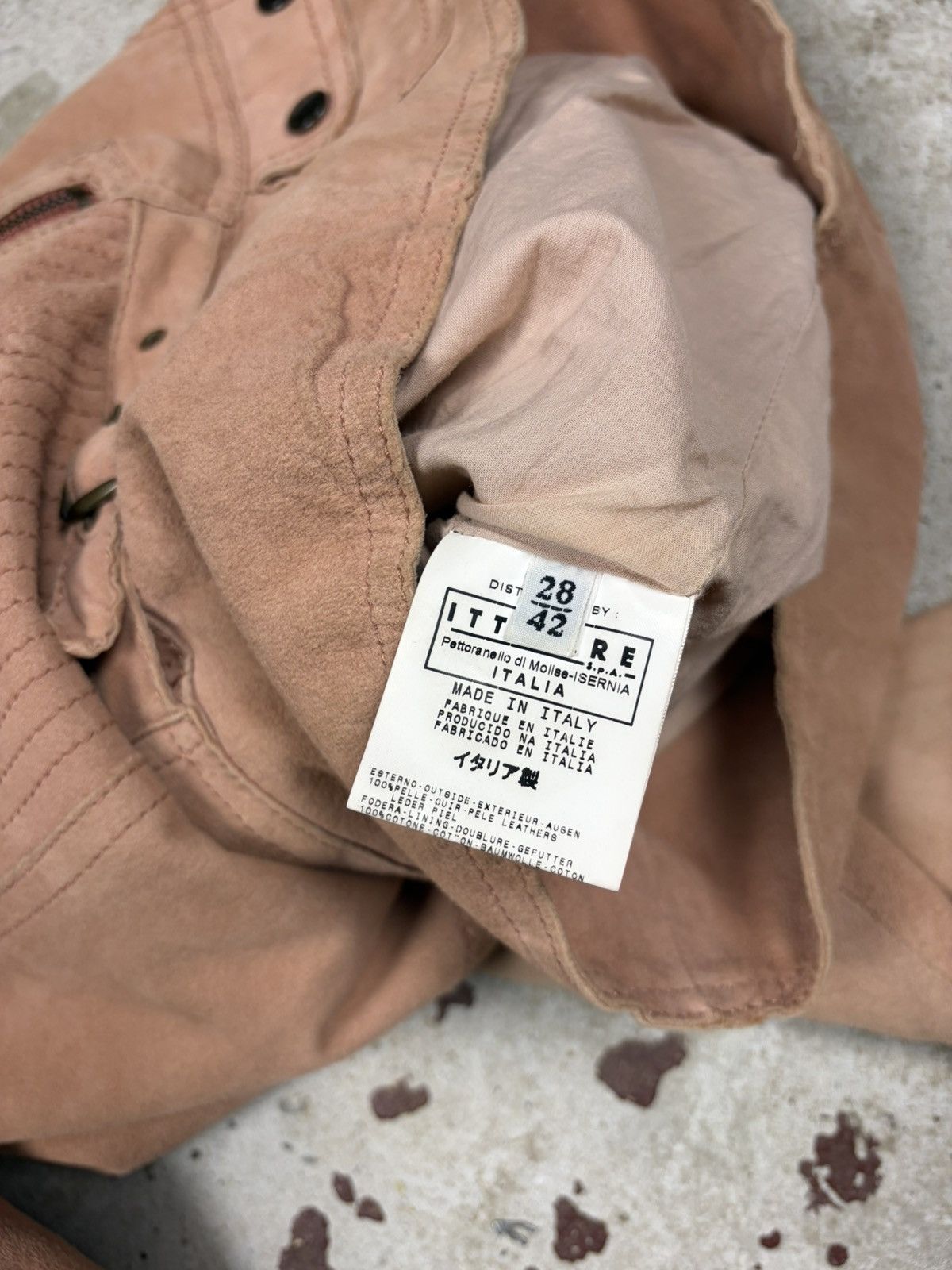 Dolce & Gabbana Vintage 2000s Dolce & Gabbana Suede Leather Utility Jacket Size M / US 6-8 / IT 42-44 - 15 Thumbnail