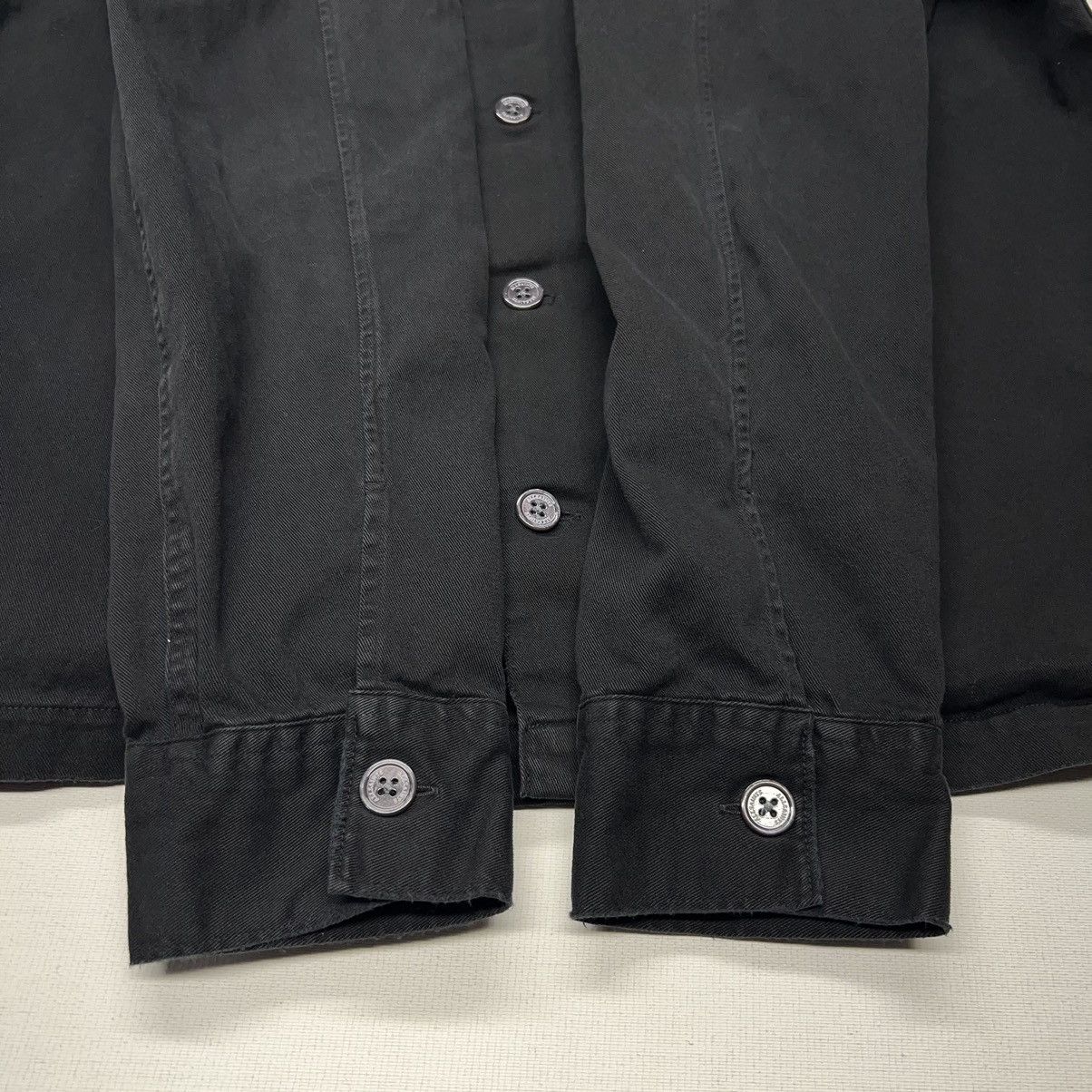 Allsaints All Saints Shirt Black Spotter Long Sleeve Button Pocket Size US XL / EU 56 / 4 - 10 Thumbnail