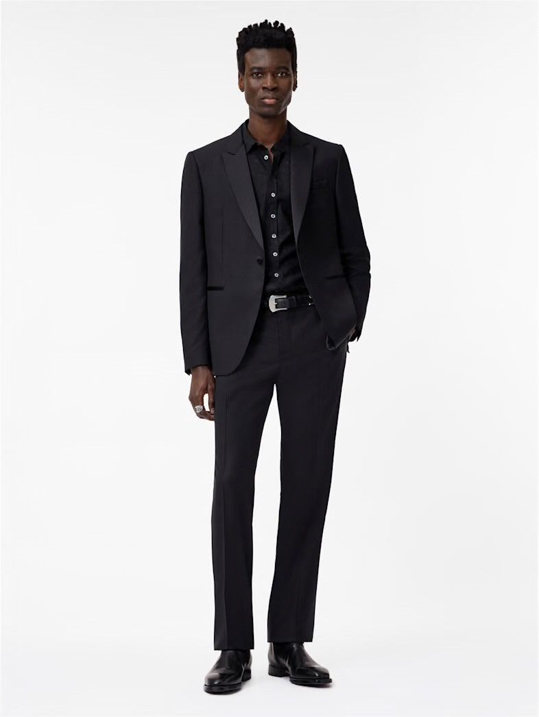 John Varvatos $998 Glen Tuxedo pants EU 52 Size US 36 / EU 52 - 7 Thumbnail