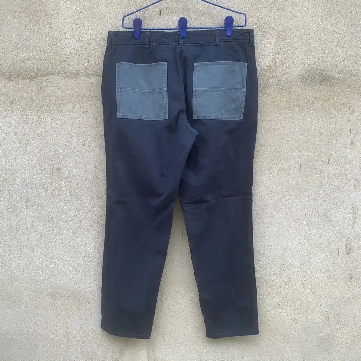 Beauty Beast JAPANESE PATCHWORK CUSTOM SUNSTONE TROUSERS HERRINGBONE PANT Size US 35 - 10 Thumbnail