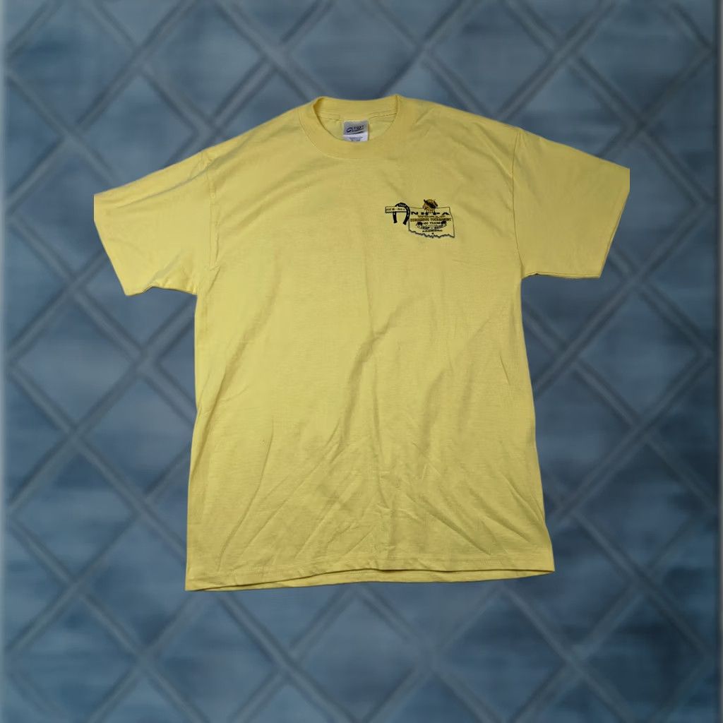 Ron Jon Surf Shop Ron Jon Oklahoma Ardmore Horseshoe Tournament Mens M Yellow T Shirt 2007 Size US M / EU 48-50 / 2 - 1 Thumbnail
