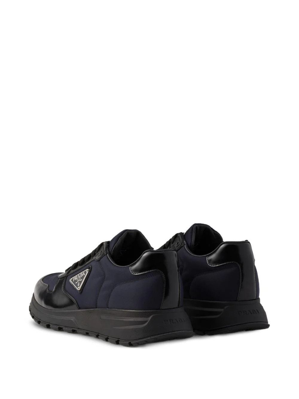 Prada o1B3y1r0526 Prax 01 Lace-Up Sneakers in Navy/Black Size US 8 / EU 41 - 5 Thumbnail
