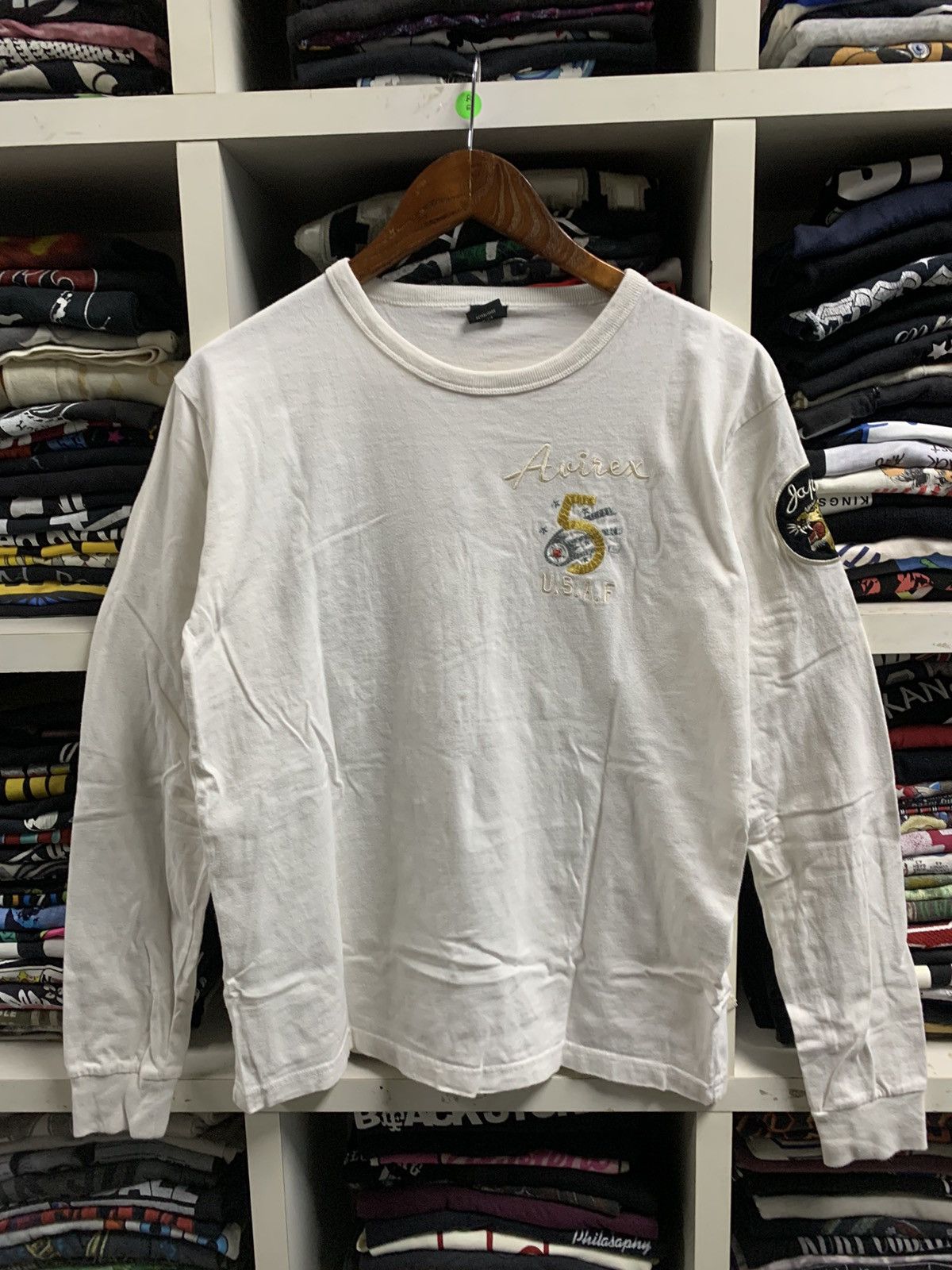 Avirex × Vintage Vintage Avirex Embroidery logo white shirt Size US M / EU 48-50 / 2 - 2 Thumbnail