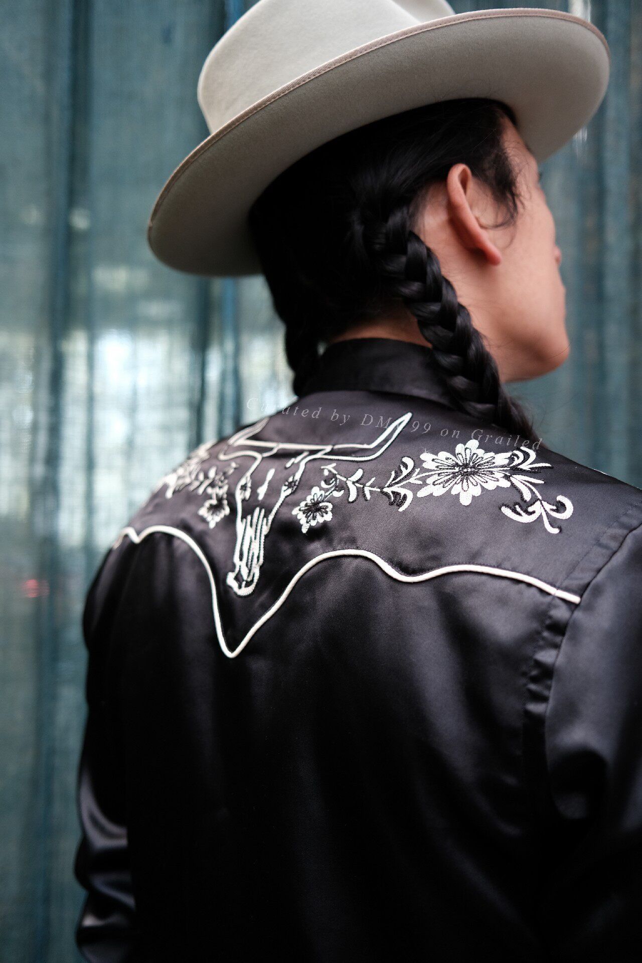 RRL Ralph Lauren RRL Bull Head Embroidery Silk Western Shirt Size US S / EU 44-46 / 1 - 1 Thumbnail