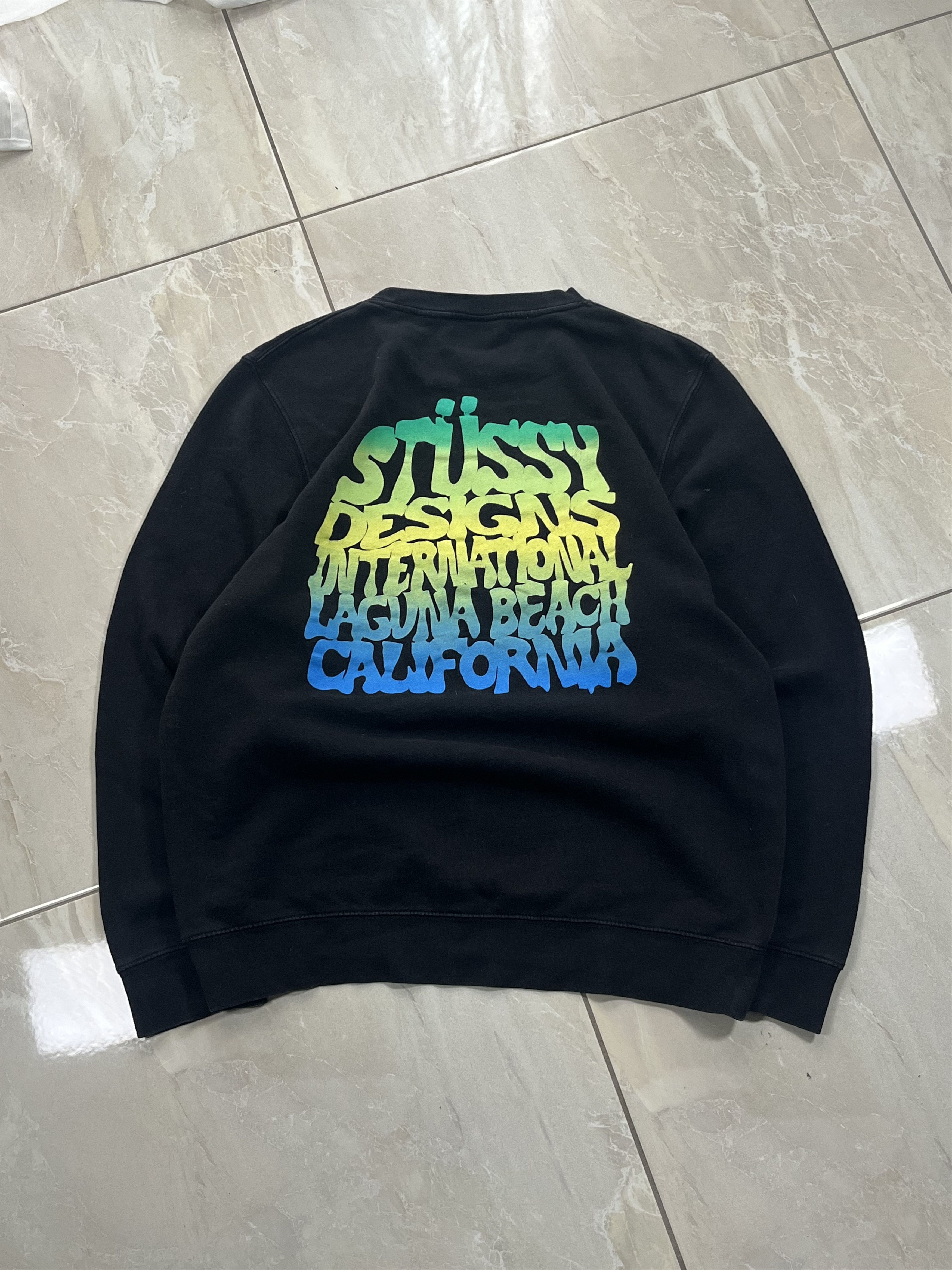 Stussy Vintage Sweatshirt Stussy Big Logo Skate Style MADE IN USA Size US XL / EU 56 / 4 - 1 Thumbnail