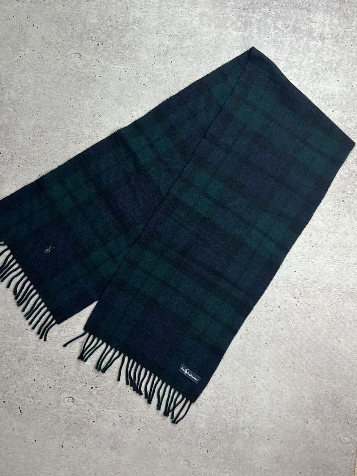 Polo Ralph Lauren × Vintage Vintage Polo Ralph Lauren Muffler Wool Scarves Size ONE SIZE - 2 Thumbnail