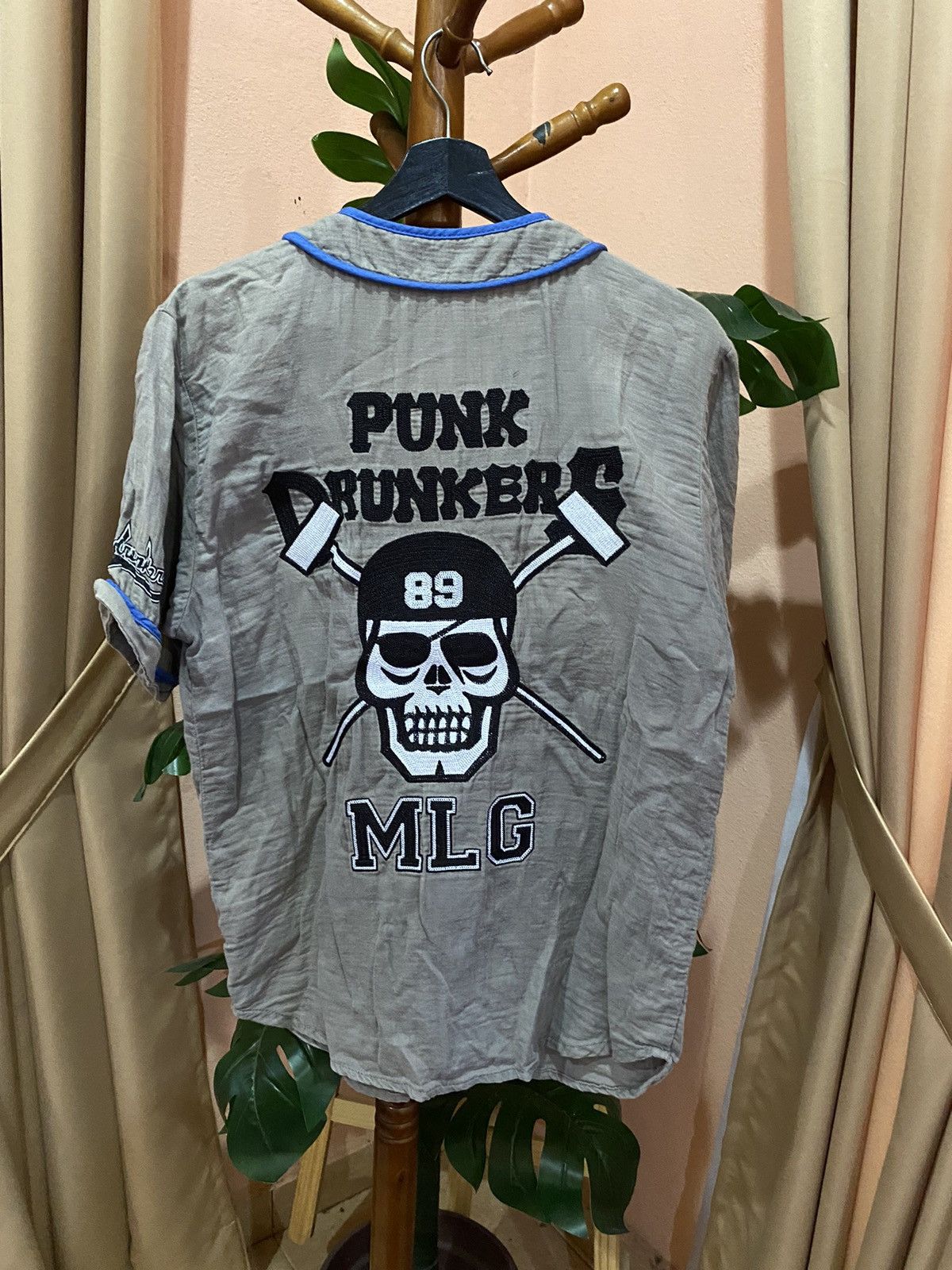 If Six Was Nine × Vintage VINTAGE PUNK DRUNKERS BASEBALL JERSEY Size US L / EU 52-54 / 3 - 7 Thumbnail