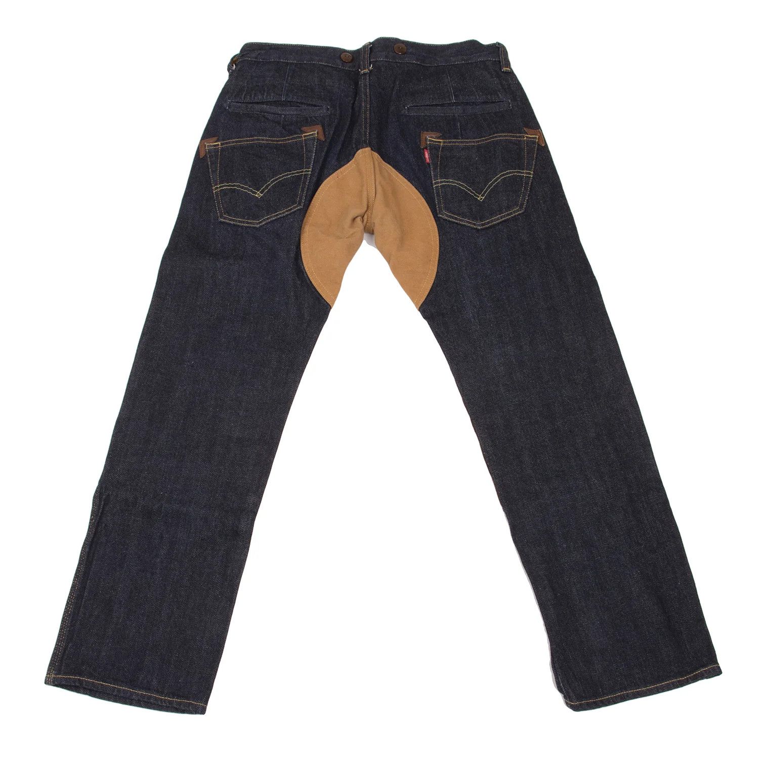 Junya Watanabe Corduroy Knee Patch Denim in Indigo Brown, Size S Size US 38 / EU 54 - 10 Thumbnail