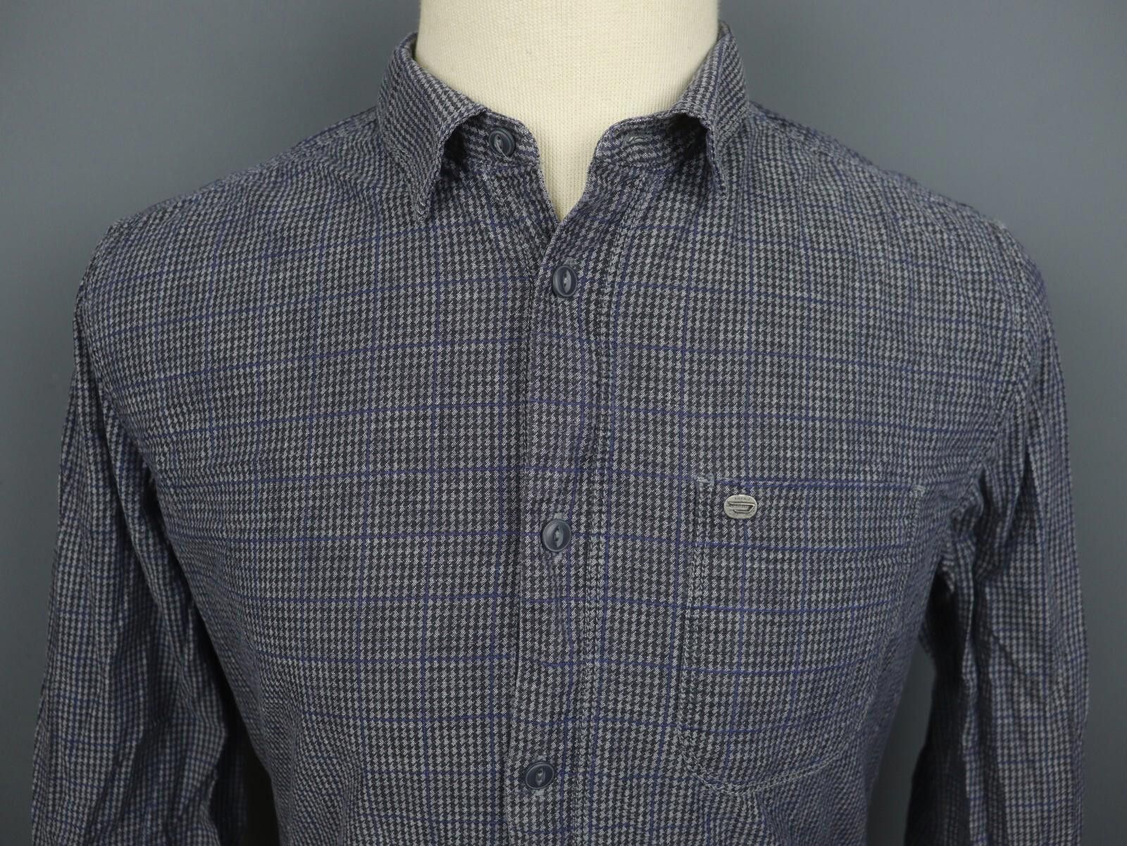 Diesel Diesel Co. Multi Houndstooth Cotton Collared Shirt Size L Size US L / EU 52-54 / 3 - 2 Thumbnail
