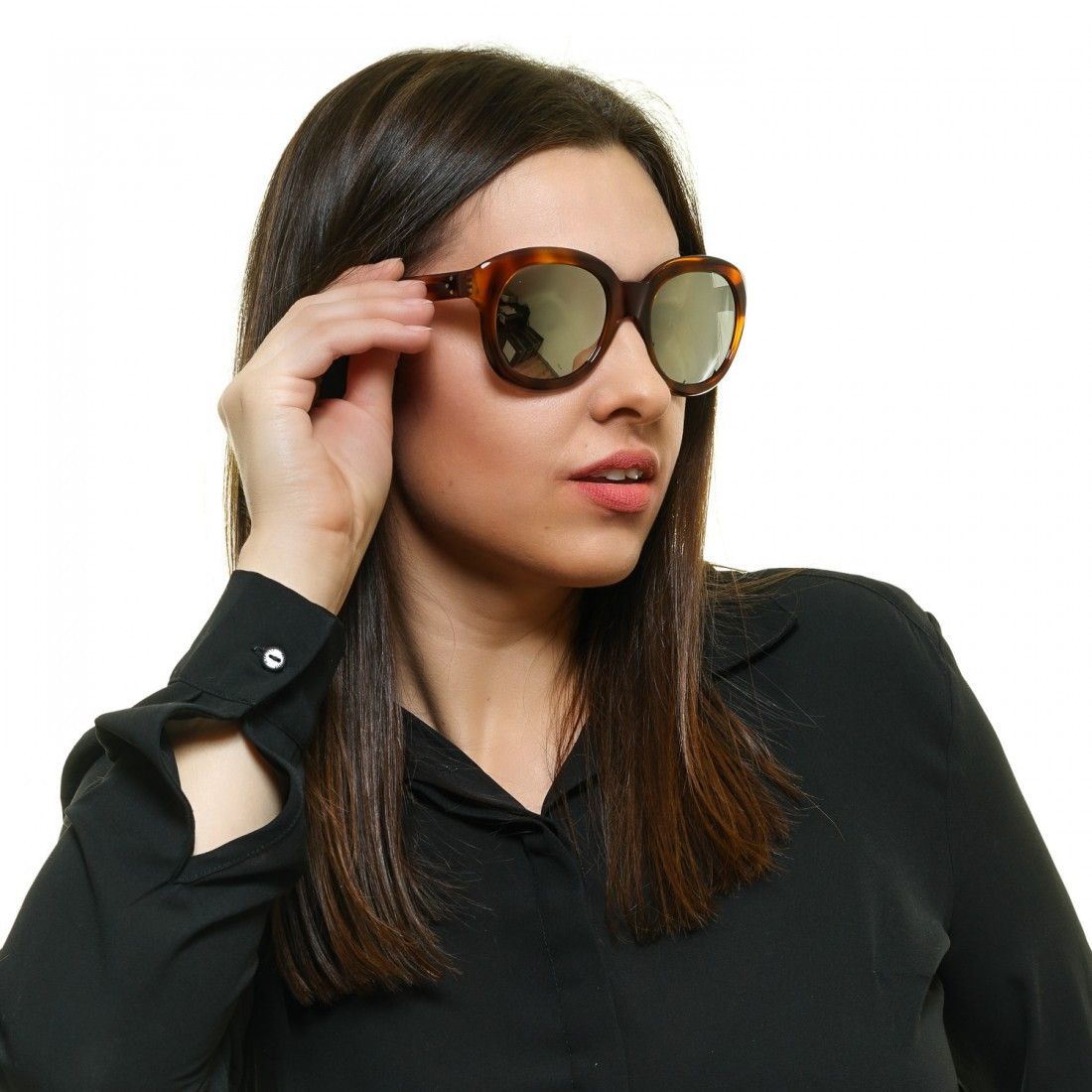 Celine Celine Women Sunglasses Havana Smoke Mirror CL40071I 56C NEW Size ONE SIZE - 6 Thumbnail