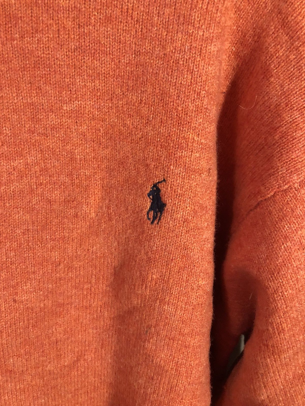 Polo Ralph Lauren Orange Polo Turtleneck Size US XL / EU 56 / 4 - 3 Thumbnail