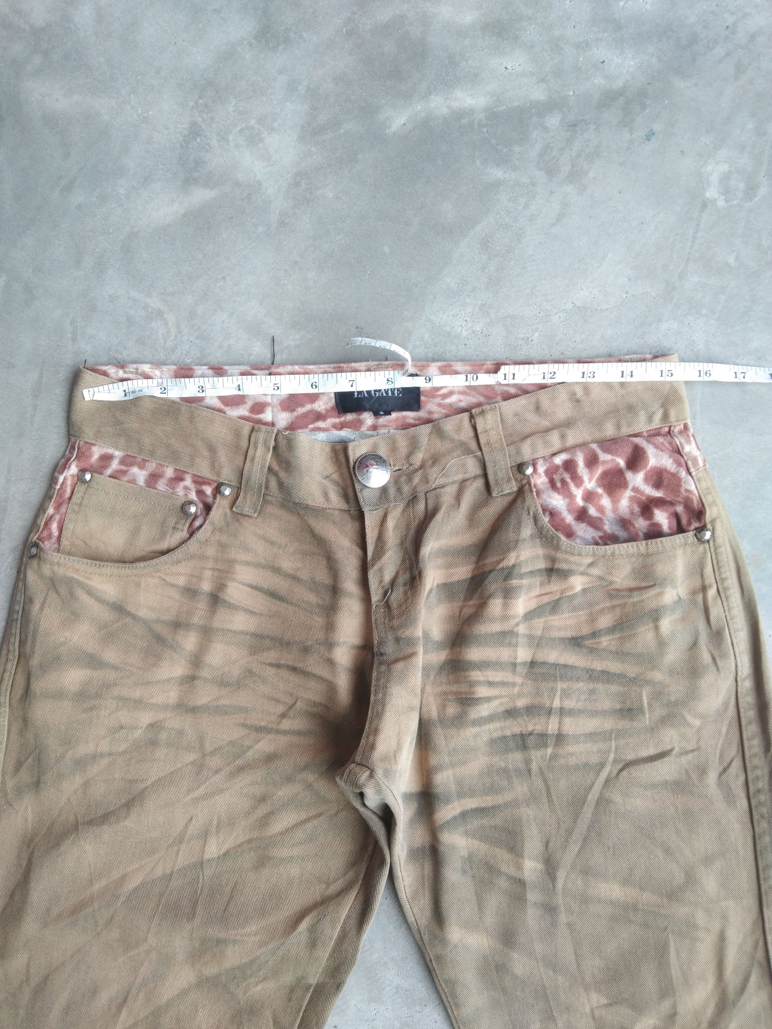 Japanese Brand LA GATE Whisker Boot Cut Pants 30x34 Size US 30 / EU 46 - 7 Thumbnail