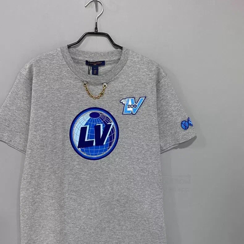 Louis Vuitton Louis Vuitton FW24 Embroidered Earth Short Sleeve Size US L / EU 52-54 / 3 - 2 Thumbnail