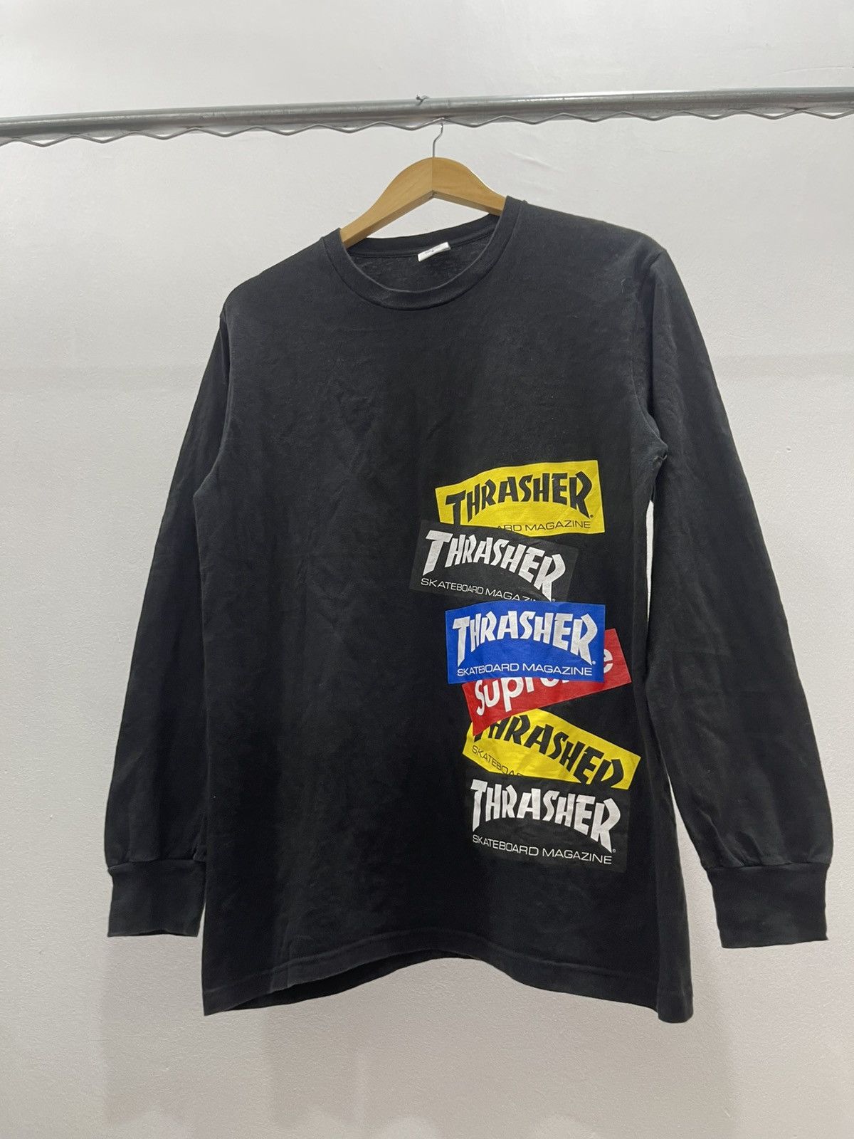 Supreme × Thrasher Supreme x Thrasher Multi Logo Long Sleeve Size US S / EU 44-46 / 1 - 4 Thumbnail