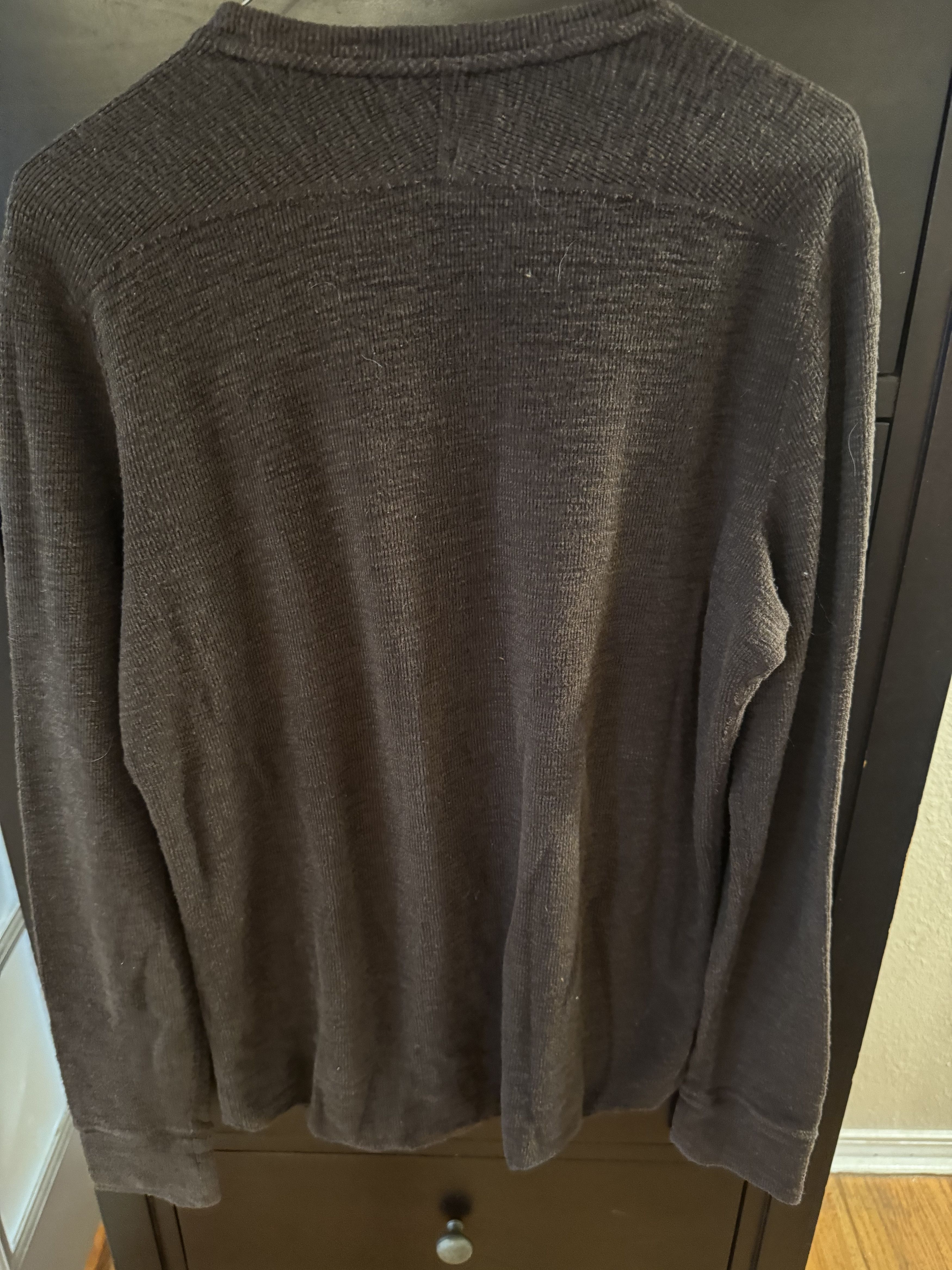 Vince Vince Brown Cotton Sweater. Size US L / EU 52-54 / 3 - 4 Thumbnail