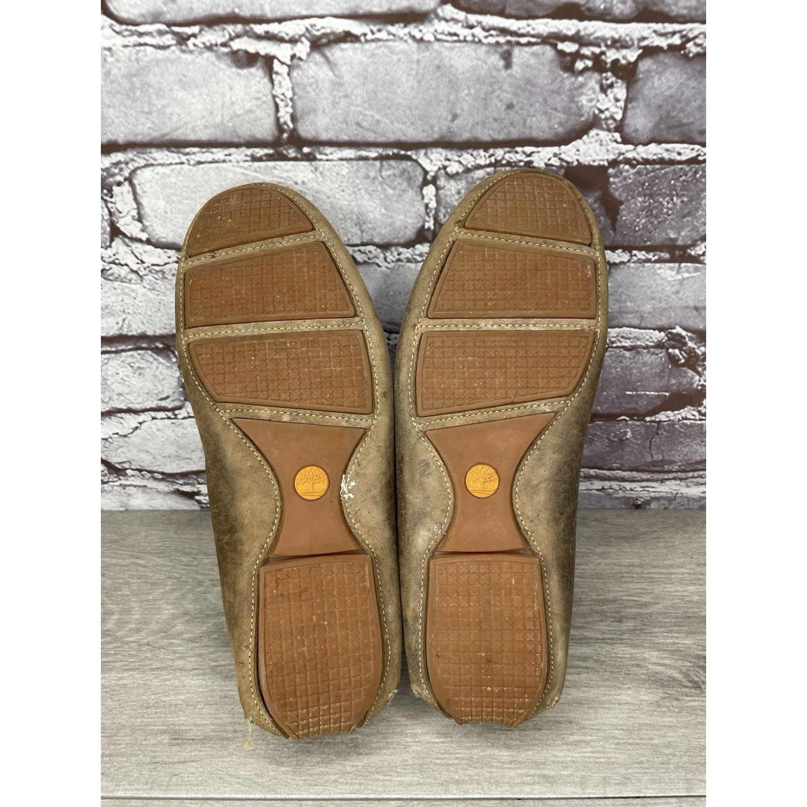 Timberland Timberland Brown Nubuck Leather Moc Slip On Loafers Driving Size US 8.5 / EU 41-42 - 11 Thumbnail