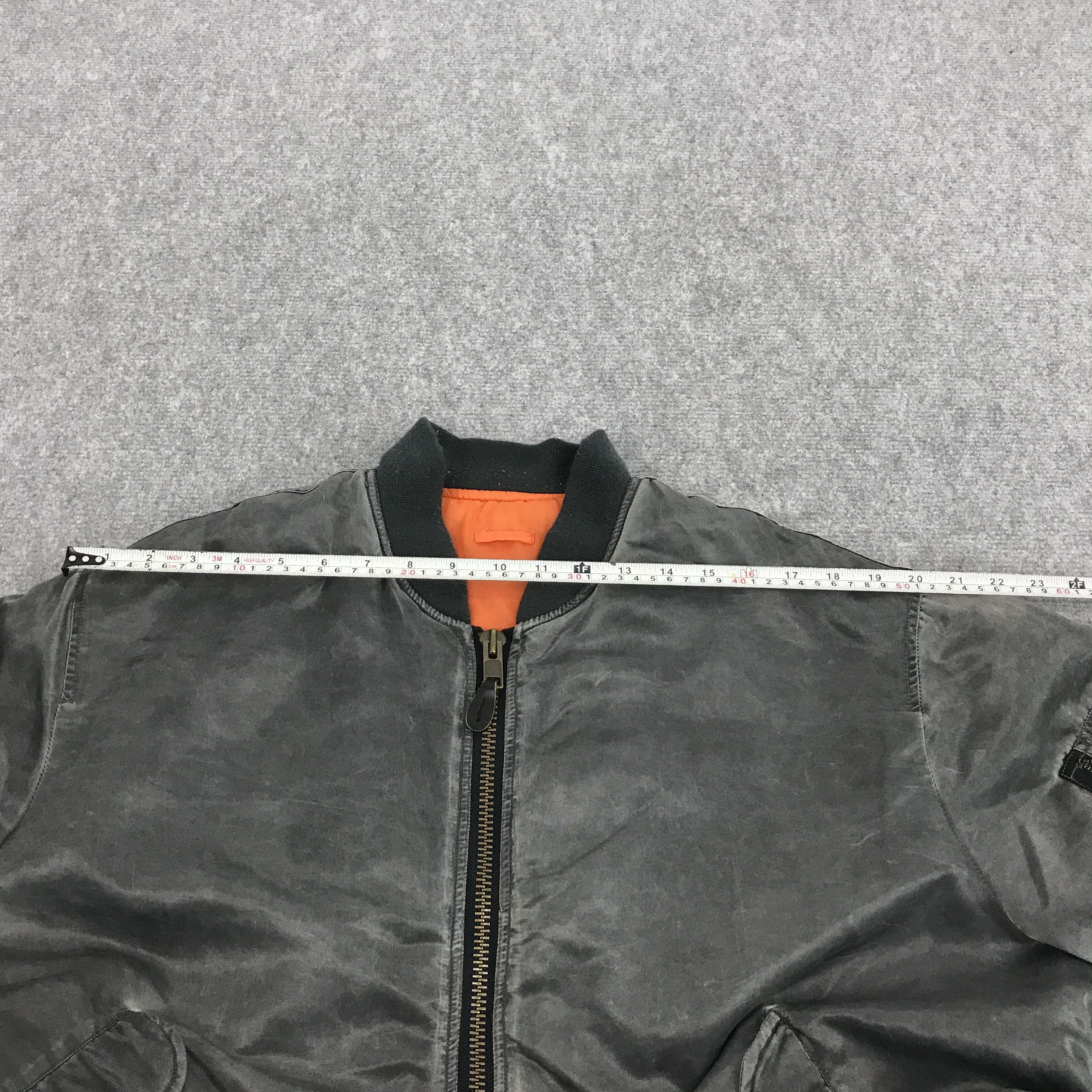 Japanese Brand Black Faded Style Japanese Bomber military style jacket Size US L / EU 52-54 / 3 - 8 Thumbnail