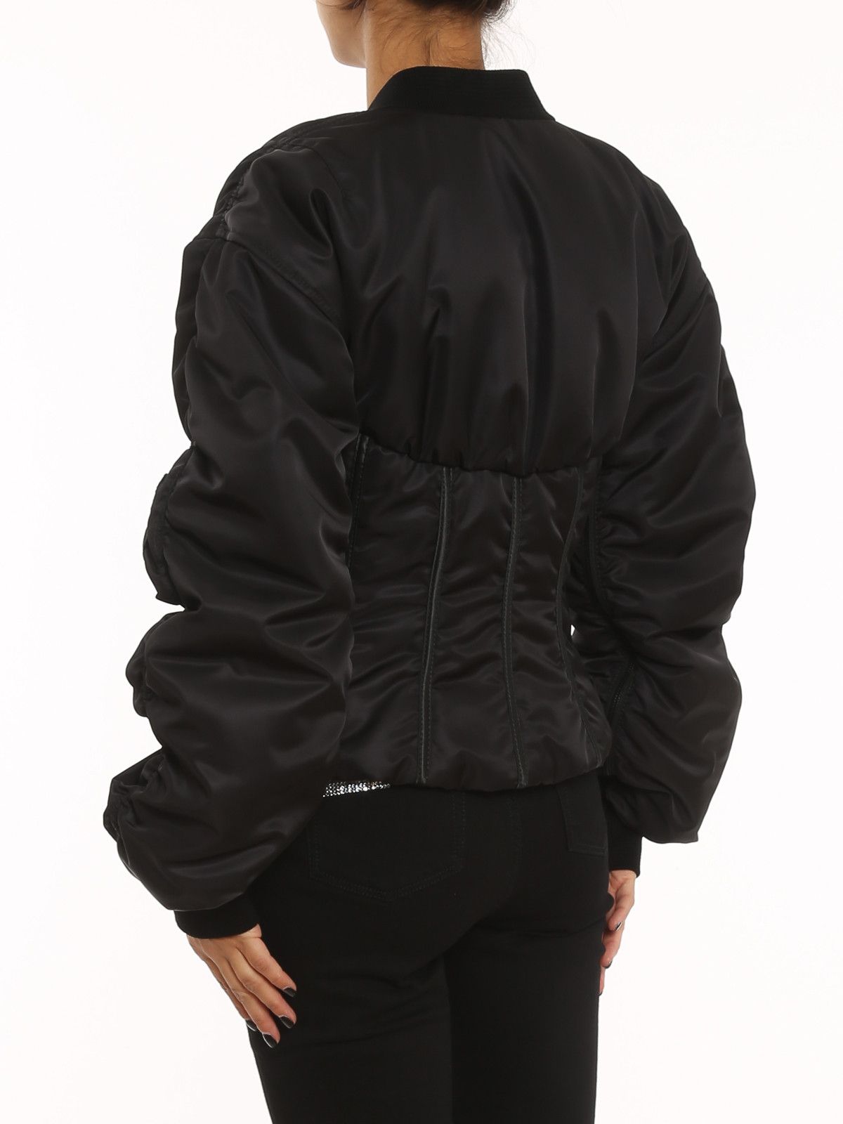 Dolce & Gabbana o1y0825 Bomber Jacket in Black Size XS / US 0-2 / IT 36-38 - 3 Thumbnail