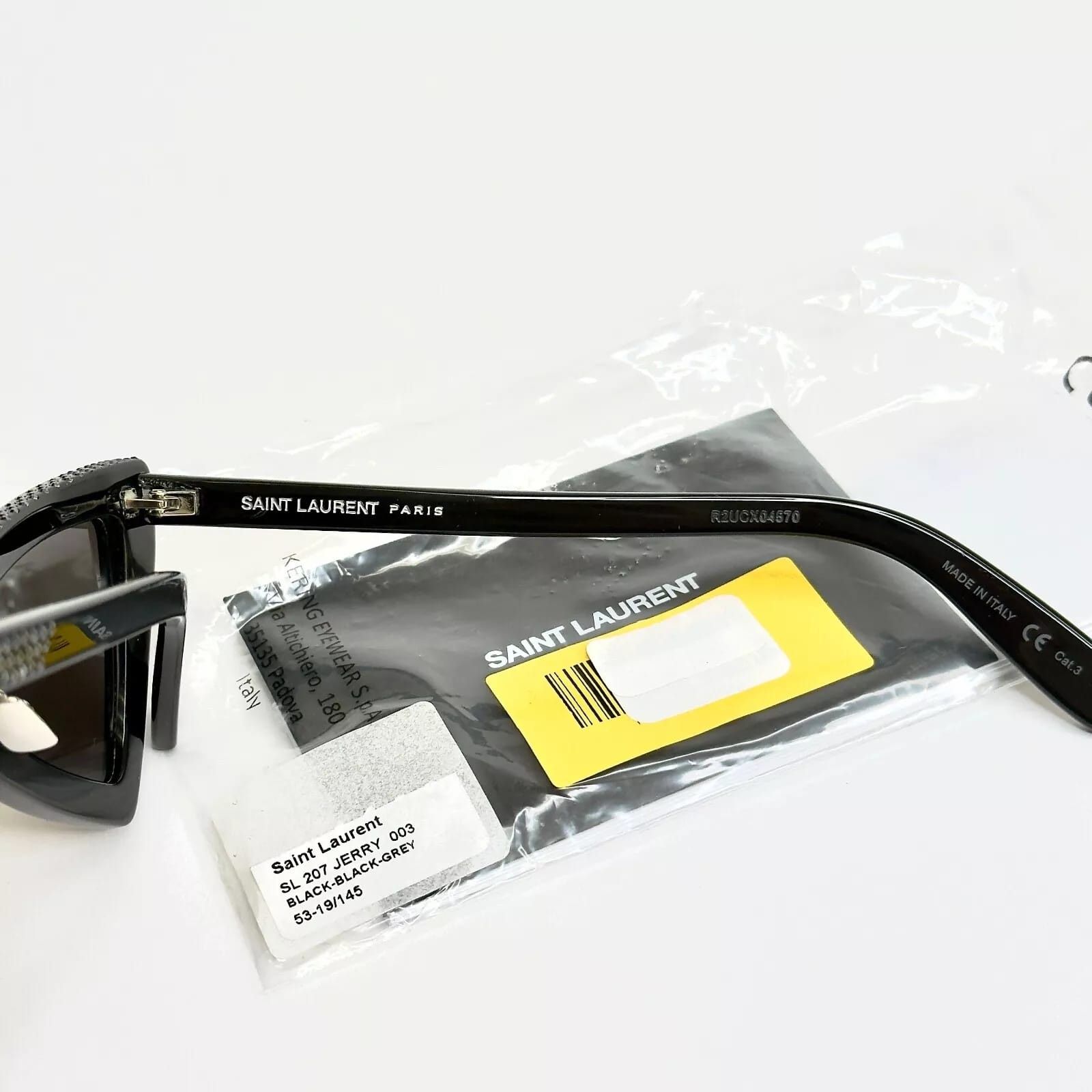 Yves Saint Laurent SAINT LAURENT 207 JERRY YSL SL207 Black Sunglasses 003 Size ONE SIZE - 7 Thumbnail