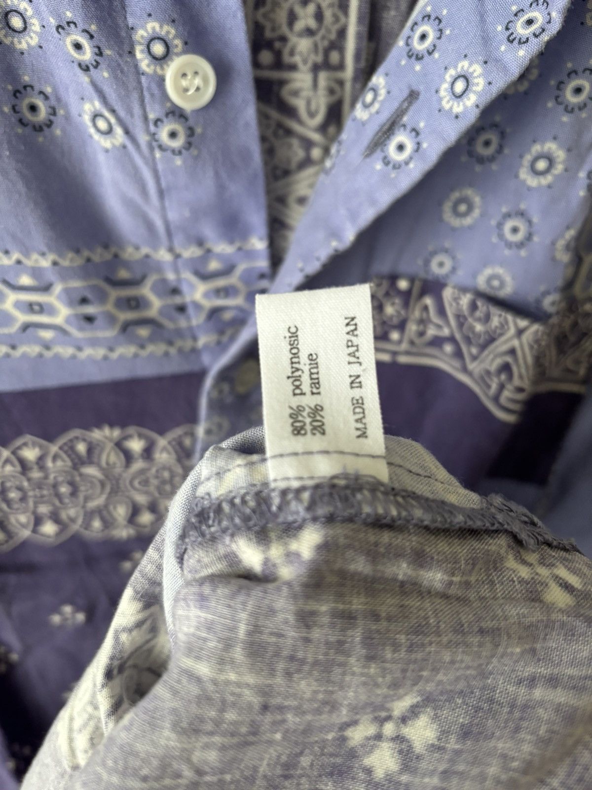 Poeme Bohemian Bohemians Multi Paisley Button Up Shirt Size US S / EU 44-46 / 1 - 7 Thumbnail