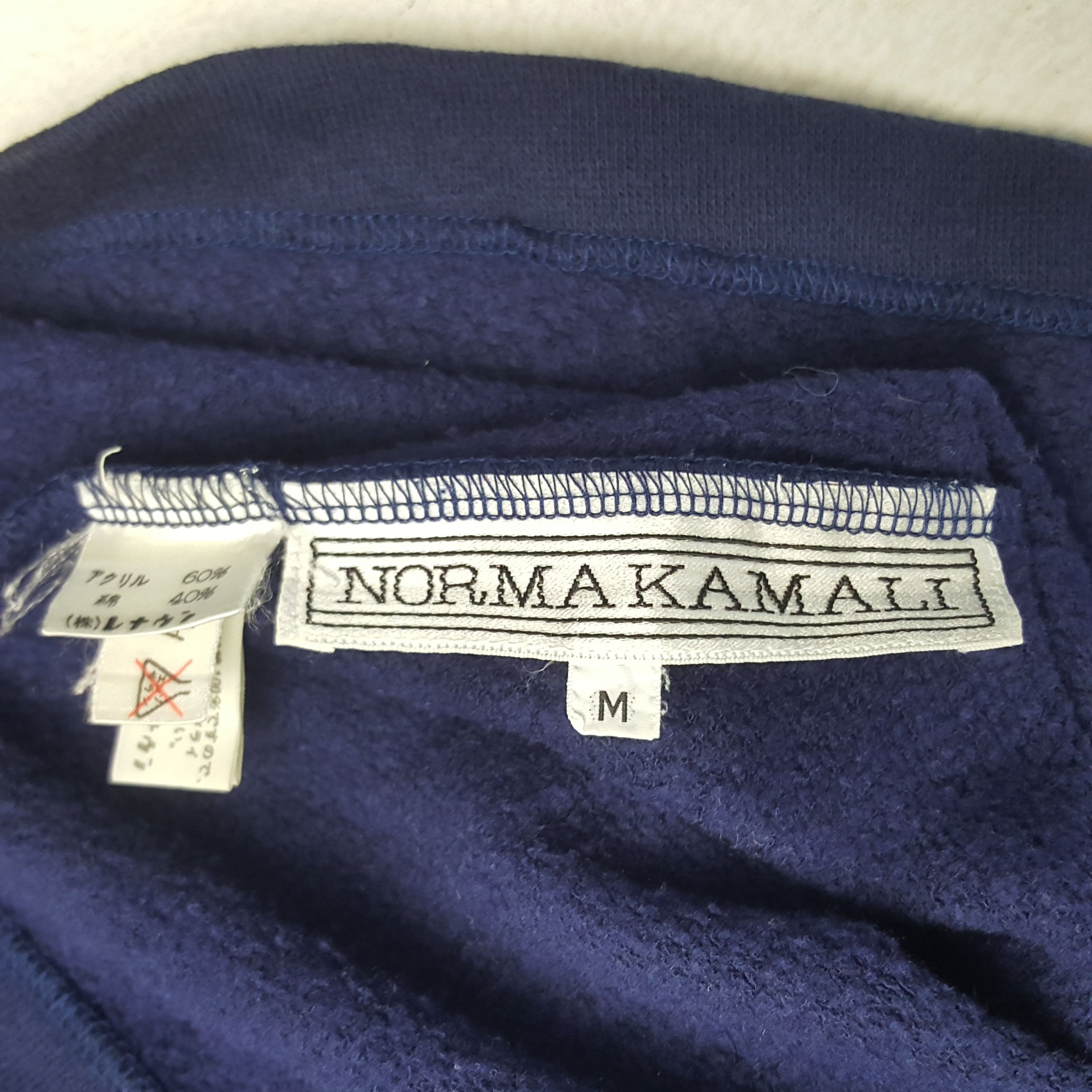 Vintage Vintage NORMAKAMALI Long Sleeve T-Shirt Size S / US 4 / IT 40 - 6 Thumbnail