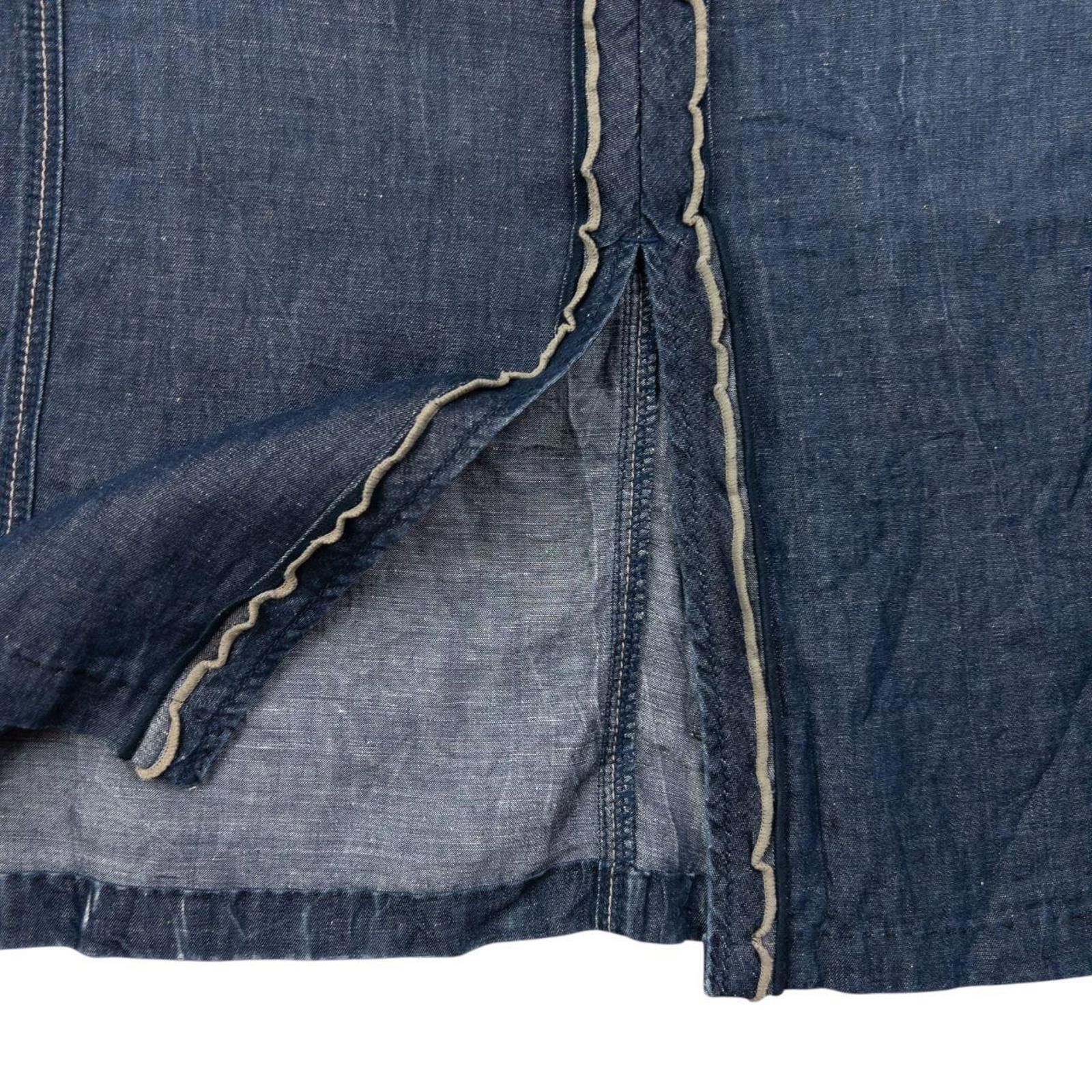 Marithe + Francois Girbaud Vintage 2000s Marithe + Francois Girbaud Denim Skirt W28 Size 32" / US 10 / IT 46 - 7 Thumbnail