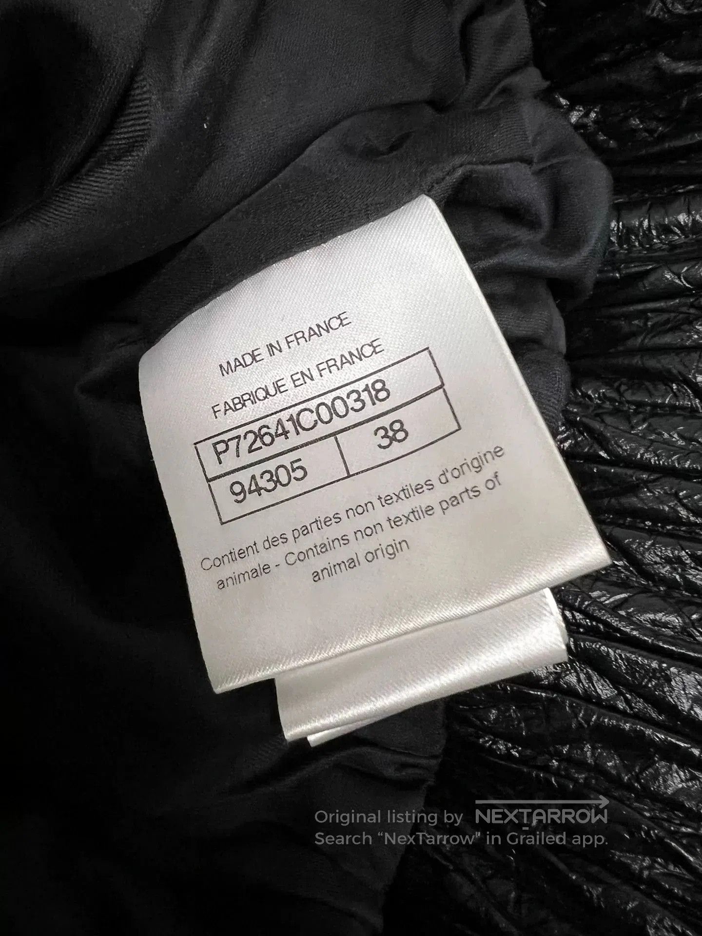 Chanel Chanel Black Mid-Sleeve Leather Jacket. Size US M / EU 48-50 / 2 - 5 Thumbnail