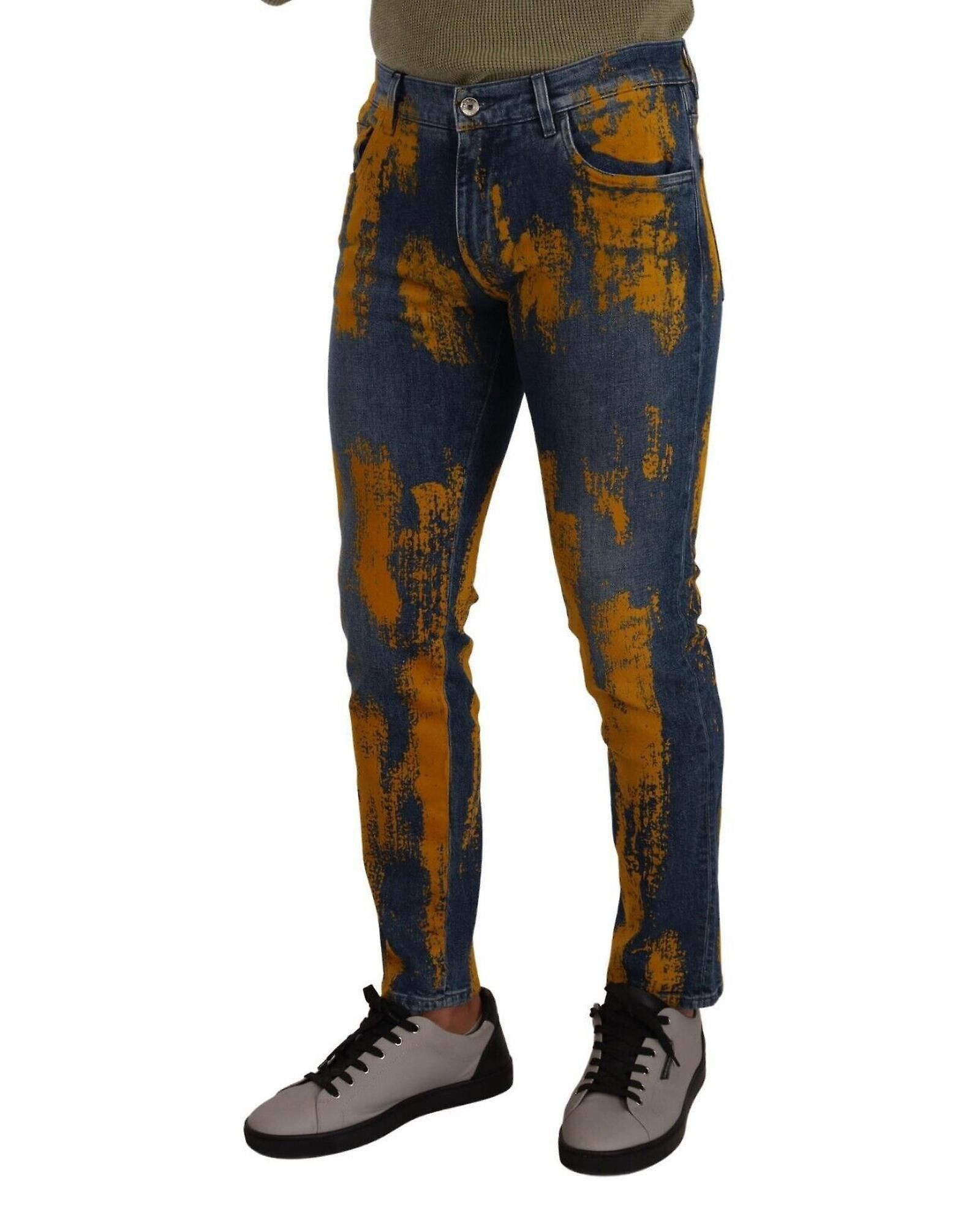 Dolce & Gabbana o1y0125 Jeans in Blue/Yellow Size US 32 / EU 48 - 6 Thumbnail
