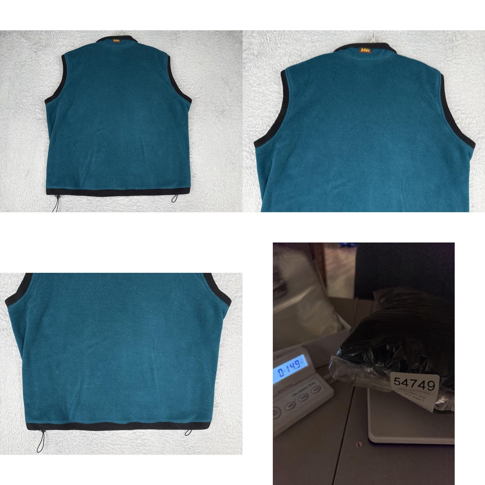 Vintage REI Vest Mens XL Blue Full Zip Pockets Outdoor Hiking Warm Windbloc Quilted Fall Winter Lightweight Zipper Pockets Mens XL Blue Outdoor Hiking Vest Size US XL / EU 56 / 4 - 9 Thumbnail