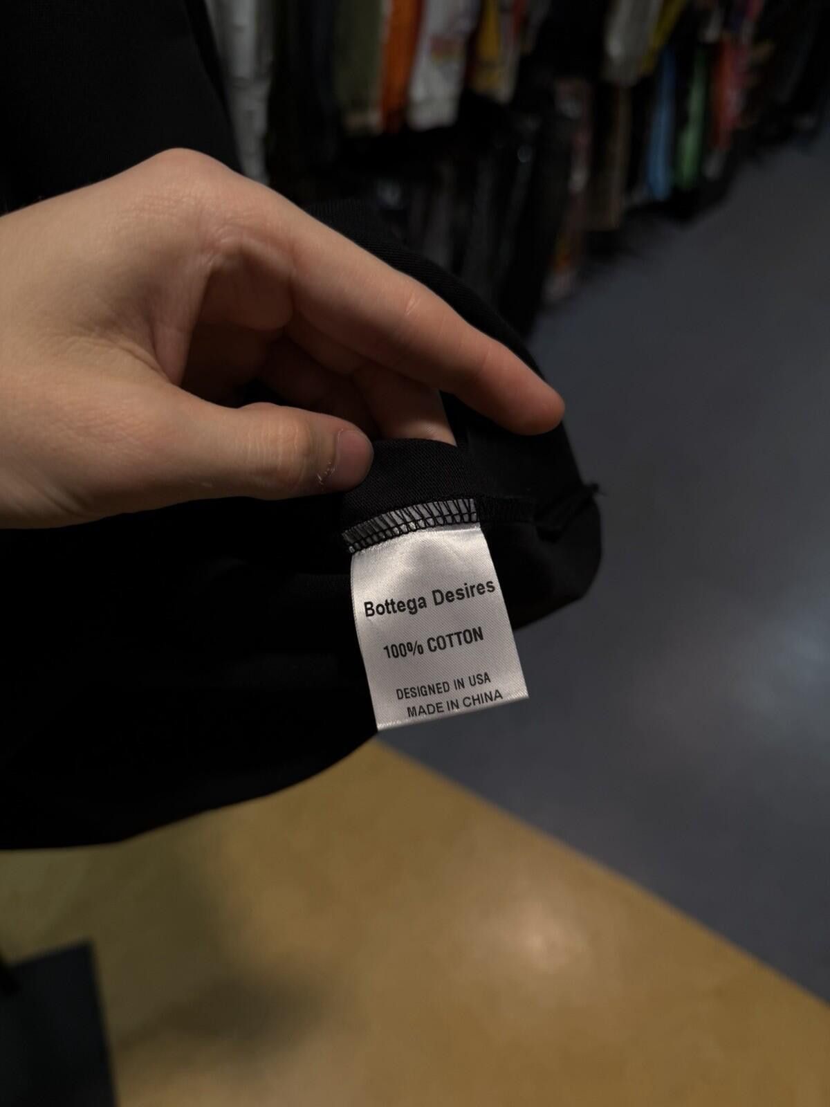 Bottega Desires Bottega Desires Tee T-Shirt F**k Joke (XL) Black White Size US XL / EU 56 / 4 - 6 Thumbnail