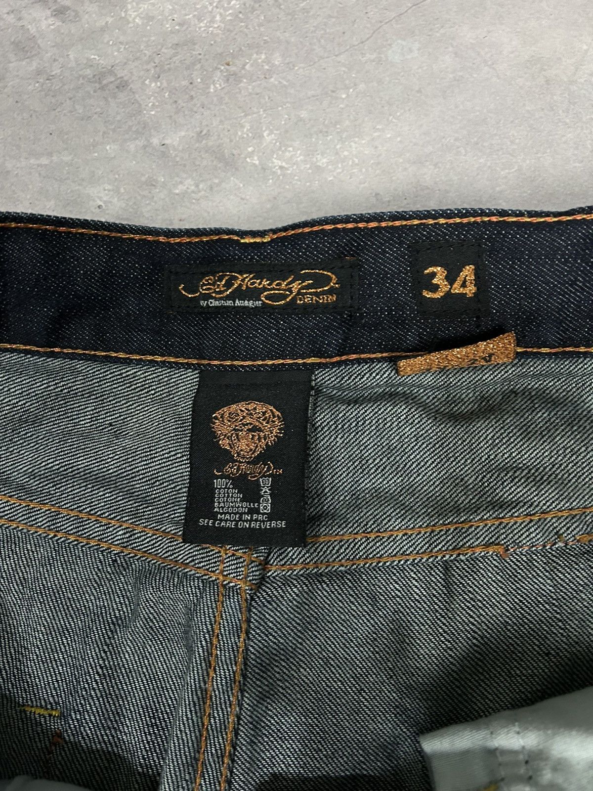 Ed Hardy Vintage denim Ed Hardy Jeans Embroidered Tigers Size US 34 / EU 50 - 10 Thumbnail