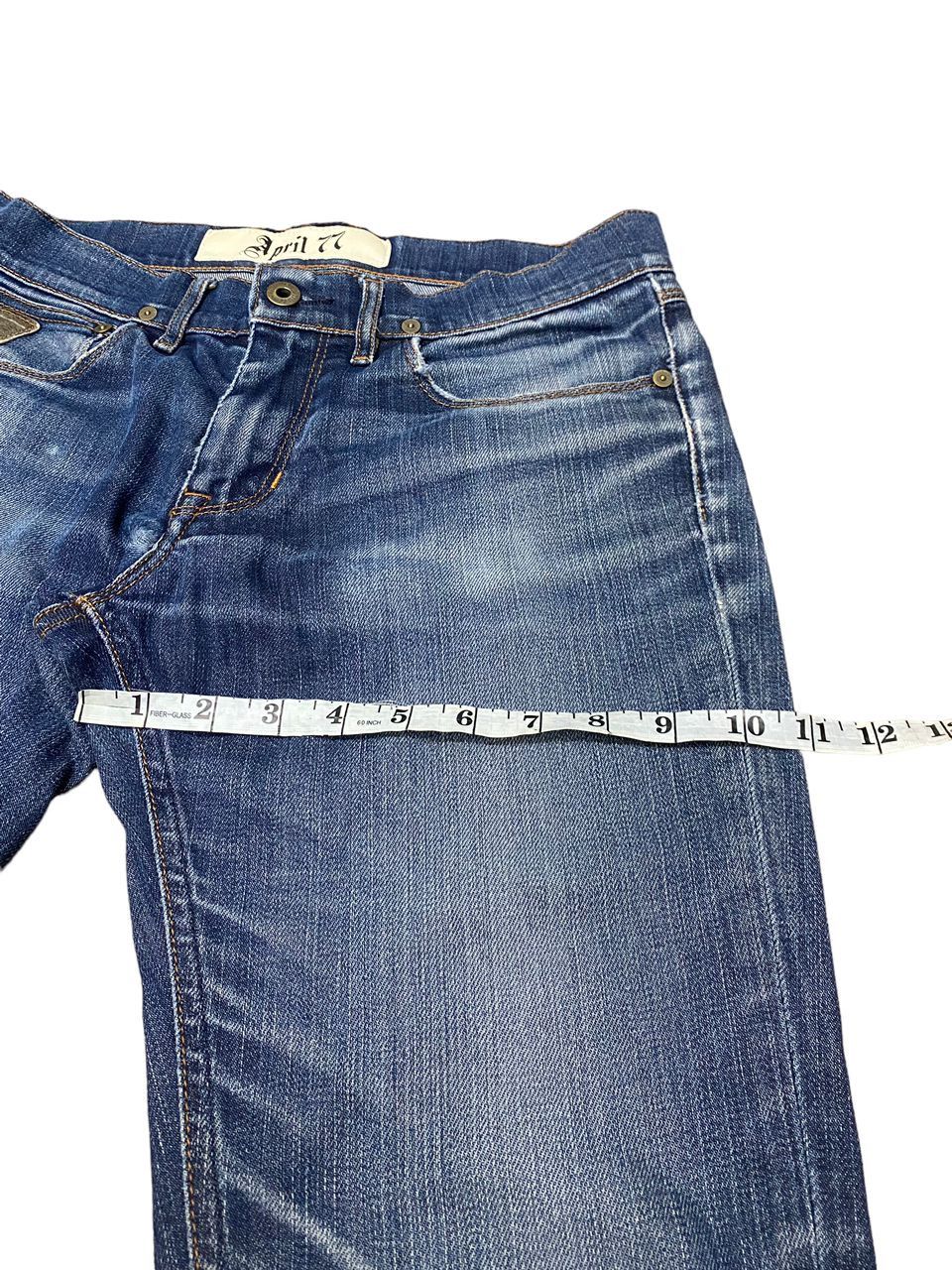 April 77 💥BEST OFFER💥APRIL 77 PUNK DISTRESSED DENIM JEANS Size US 32 / EU 48 - 4 Thumbnail