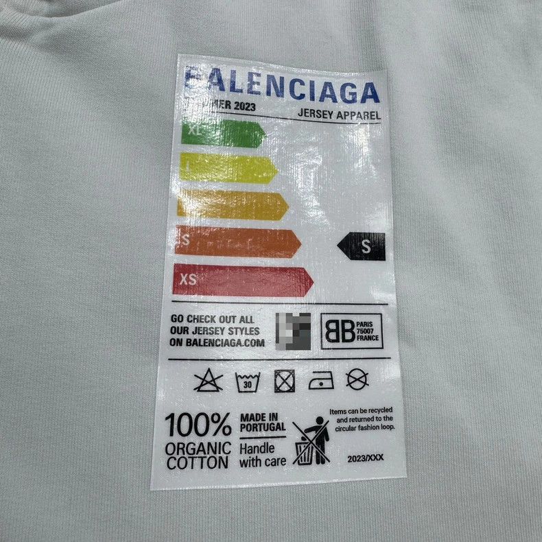 Balenciaga Balenciaga Energy-Saving Logo Hooded Sweatshirt Size US S / EU 44-46 / 1 - 4 Thumbnail